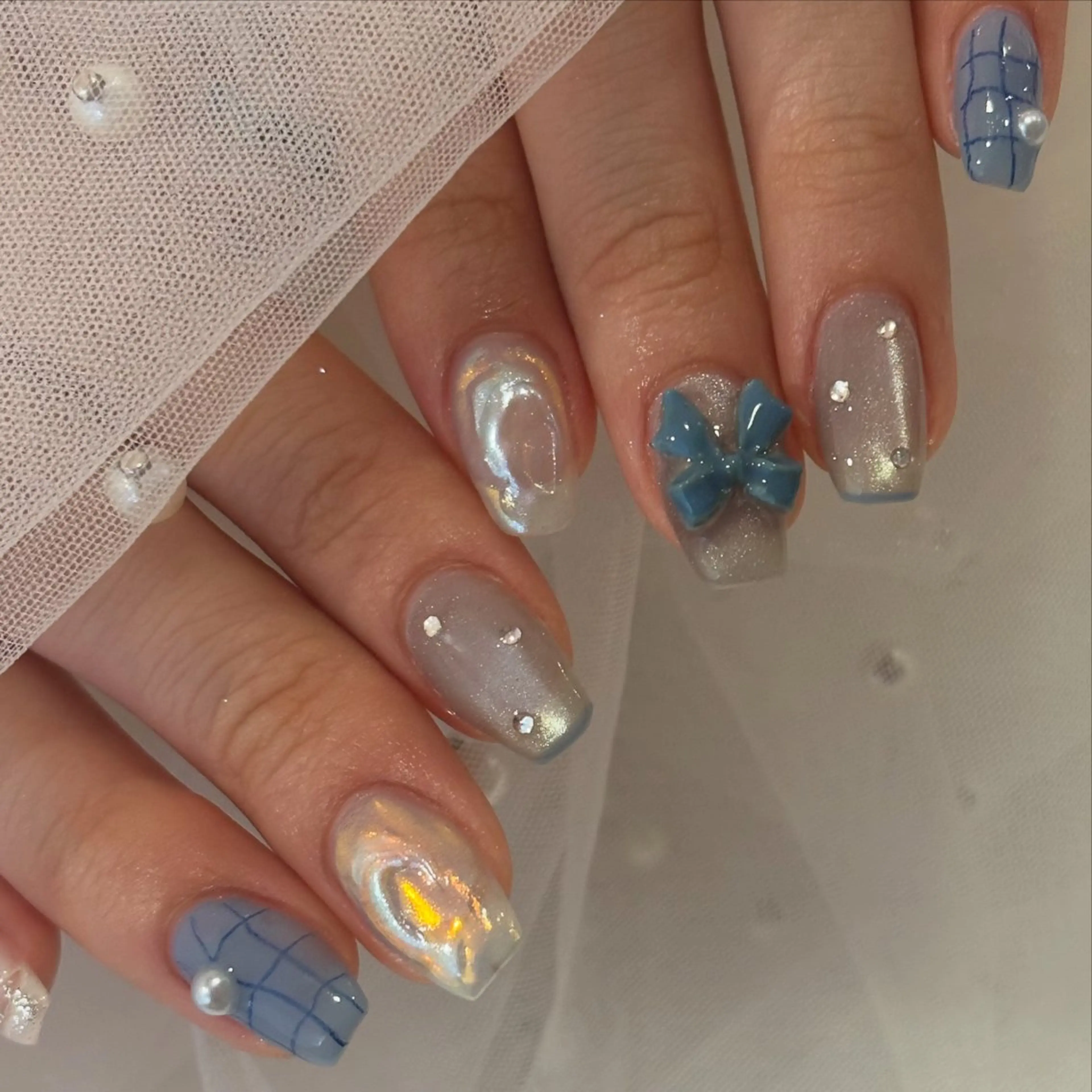 ミディアム NAIL SALON FLOR所属・ワンホンネイル/ 韓国ネイルMAKIのネイルデザイン