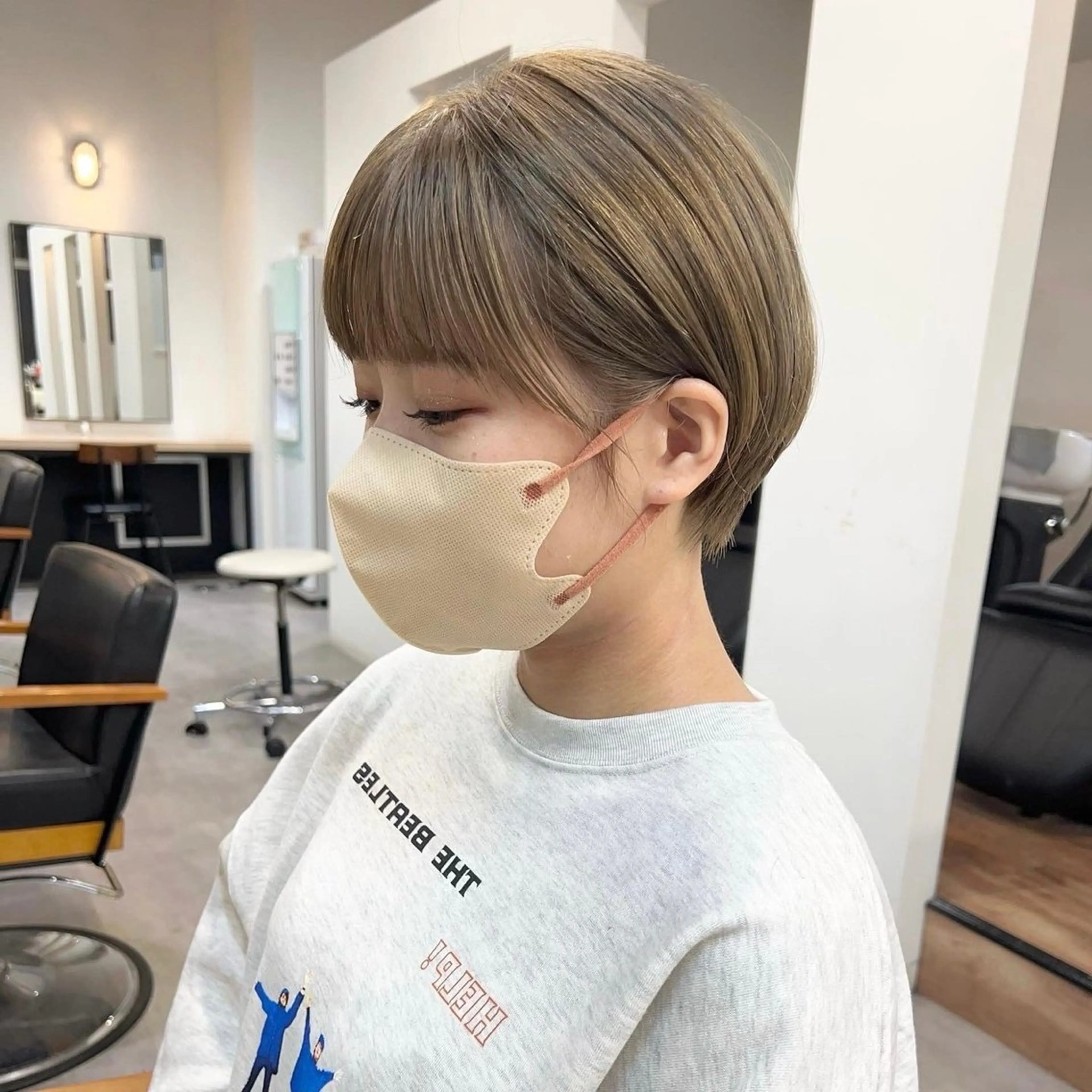 ショート 艶カラー/韓国風ヘア 🐈‍⬛sofy🐾のヘアスタイル