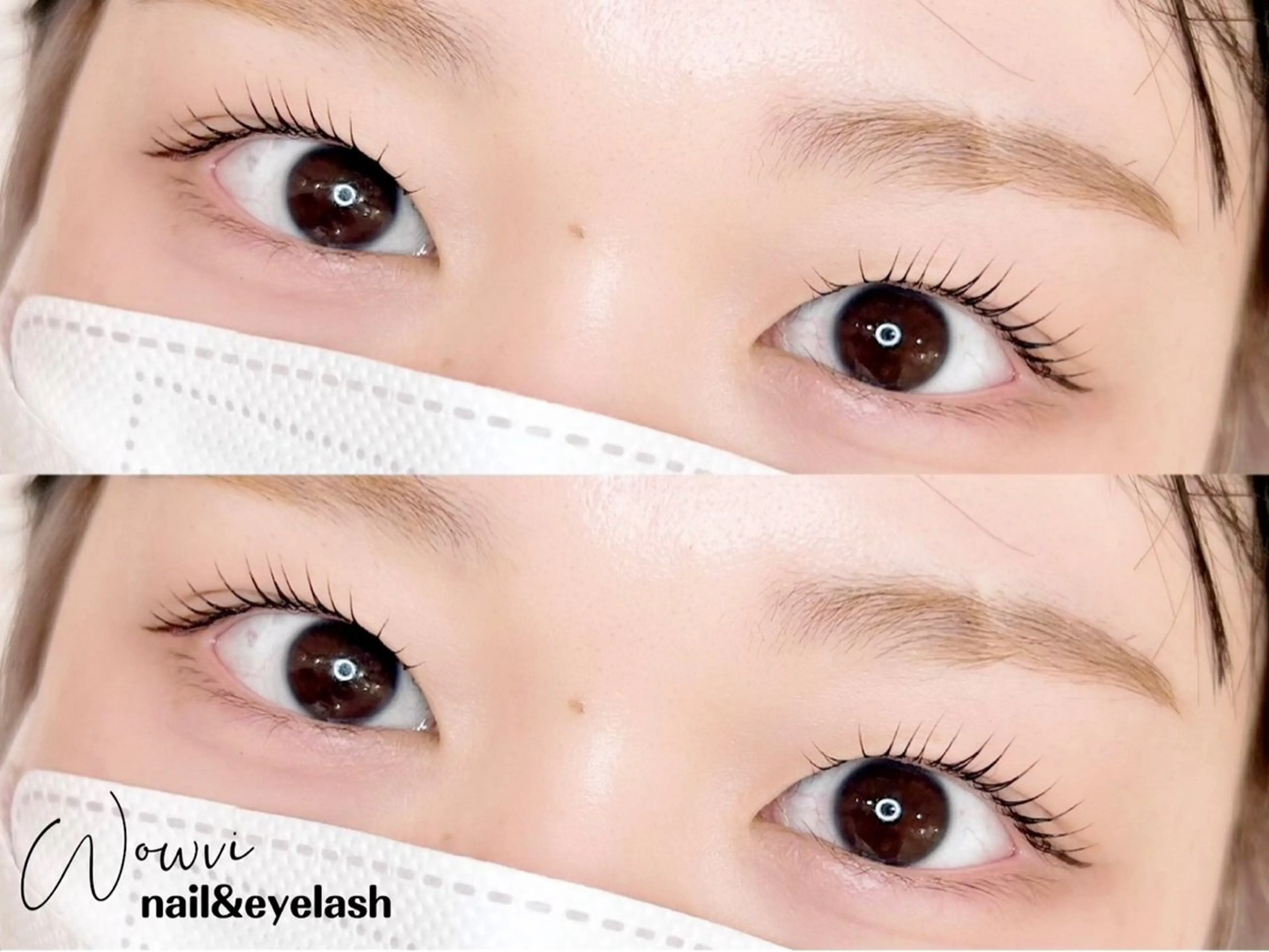 マツエク・マツパ パリジェンヌラッシュリフト wowvi ワウビーのネイルデザイン