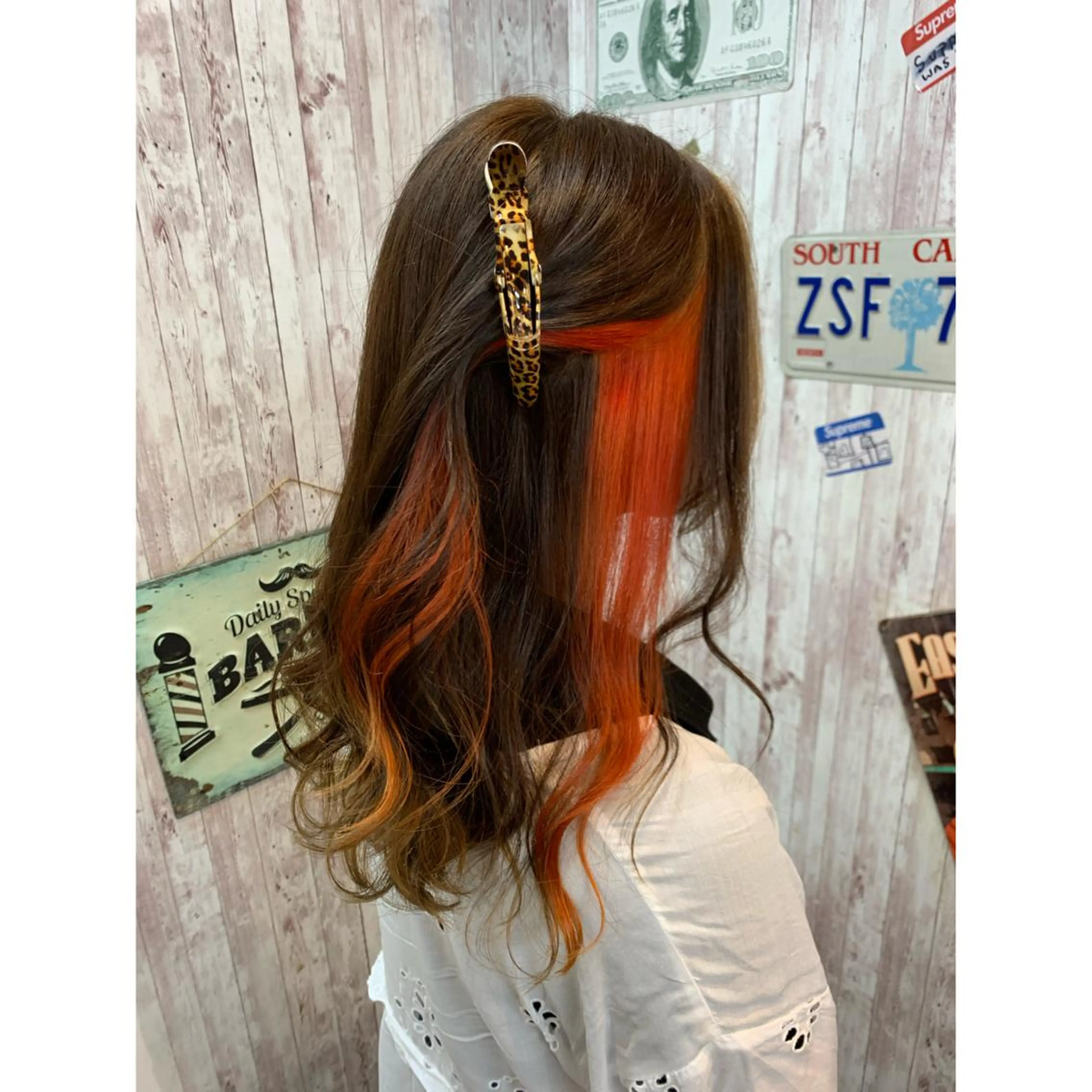 セミロング カラー LaLaMoana Rickyのヘアスタイル