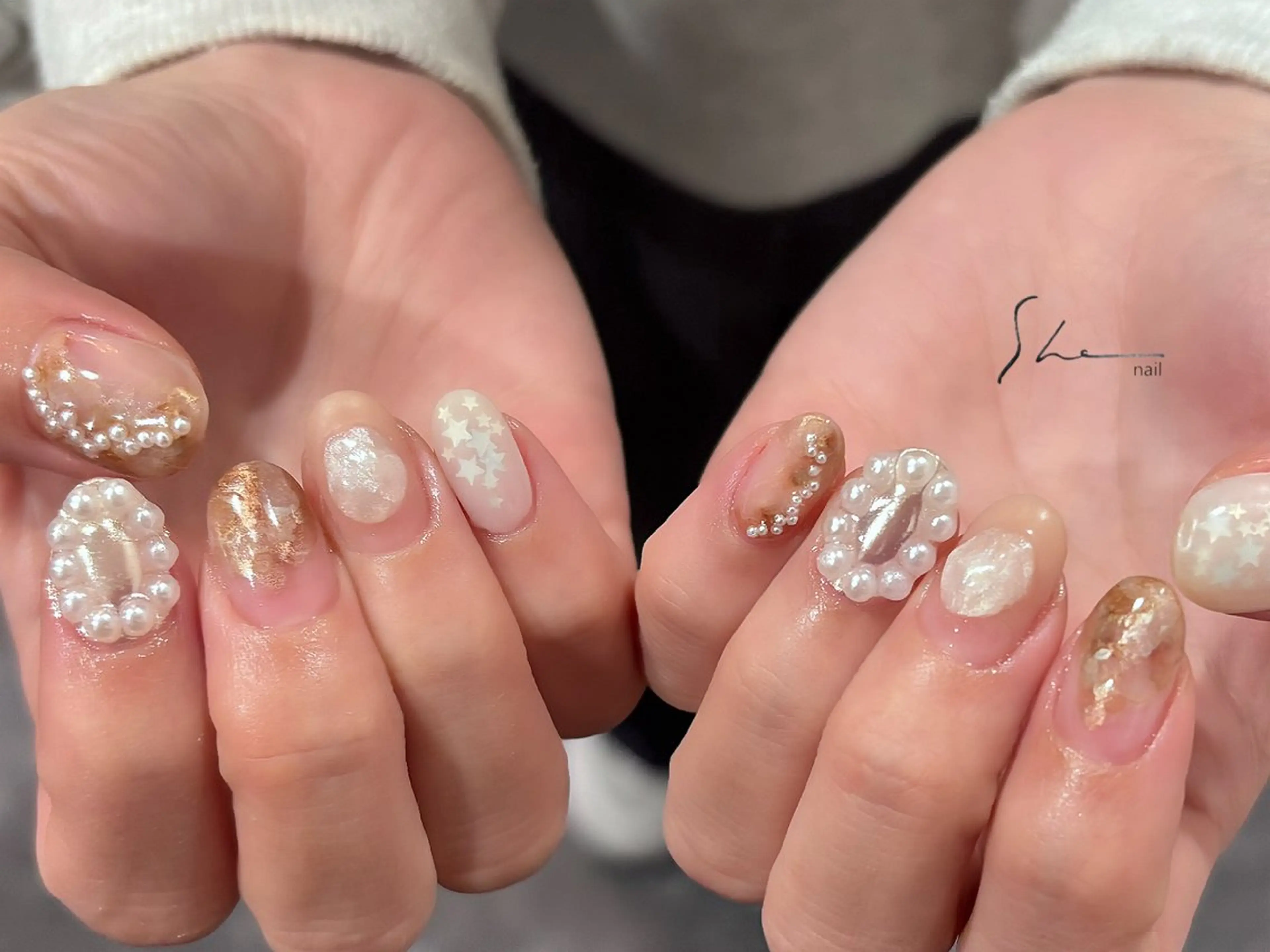 ネイル ハンドネイル SHE所属・SHE adusaのネイルデザイン