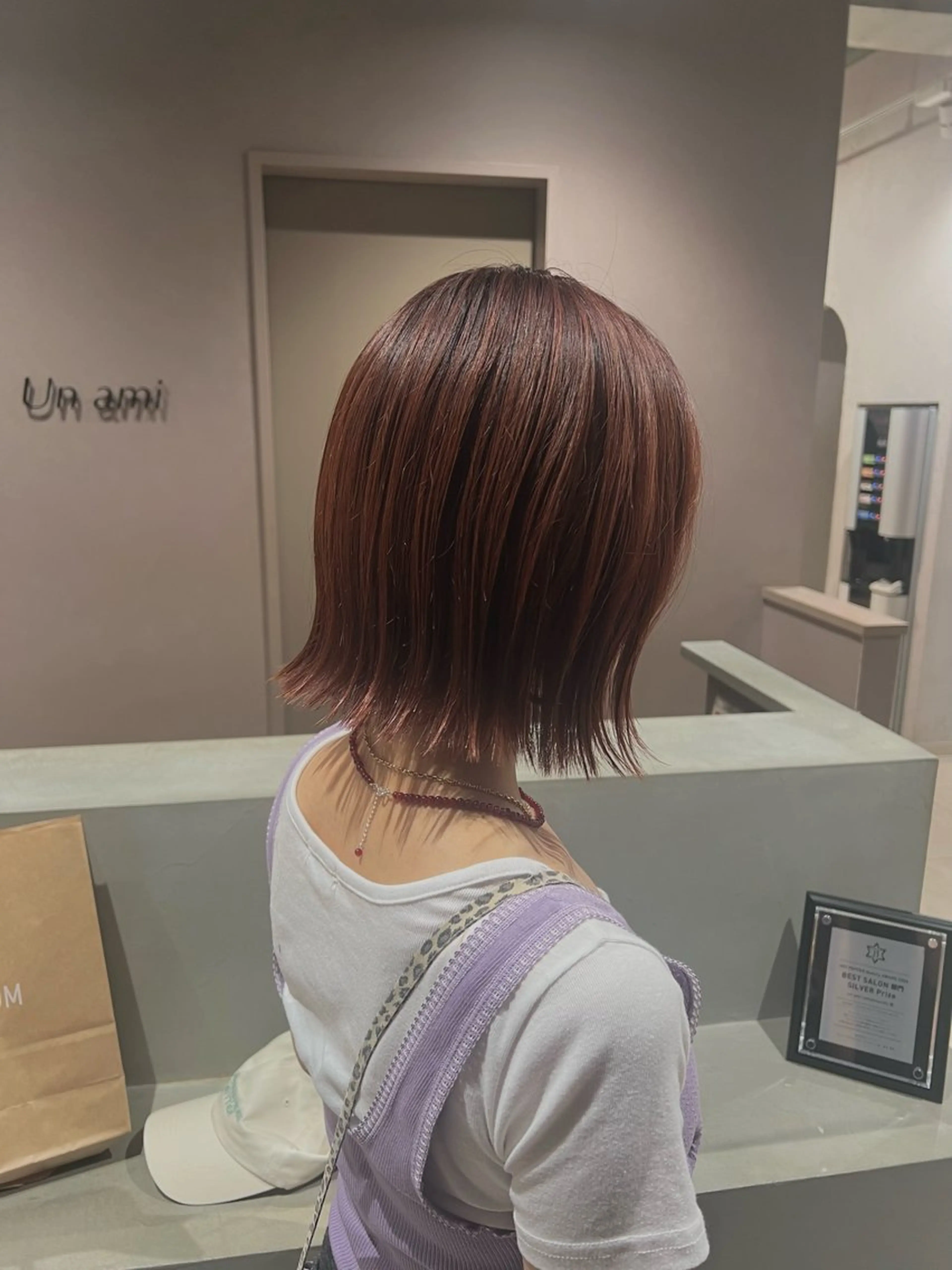 ショート カラー ヘアカラー トリートメント aya / カットカラーのヘアスタイル