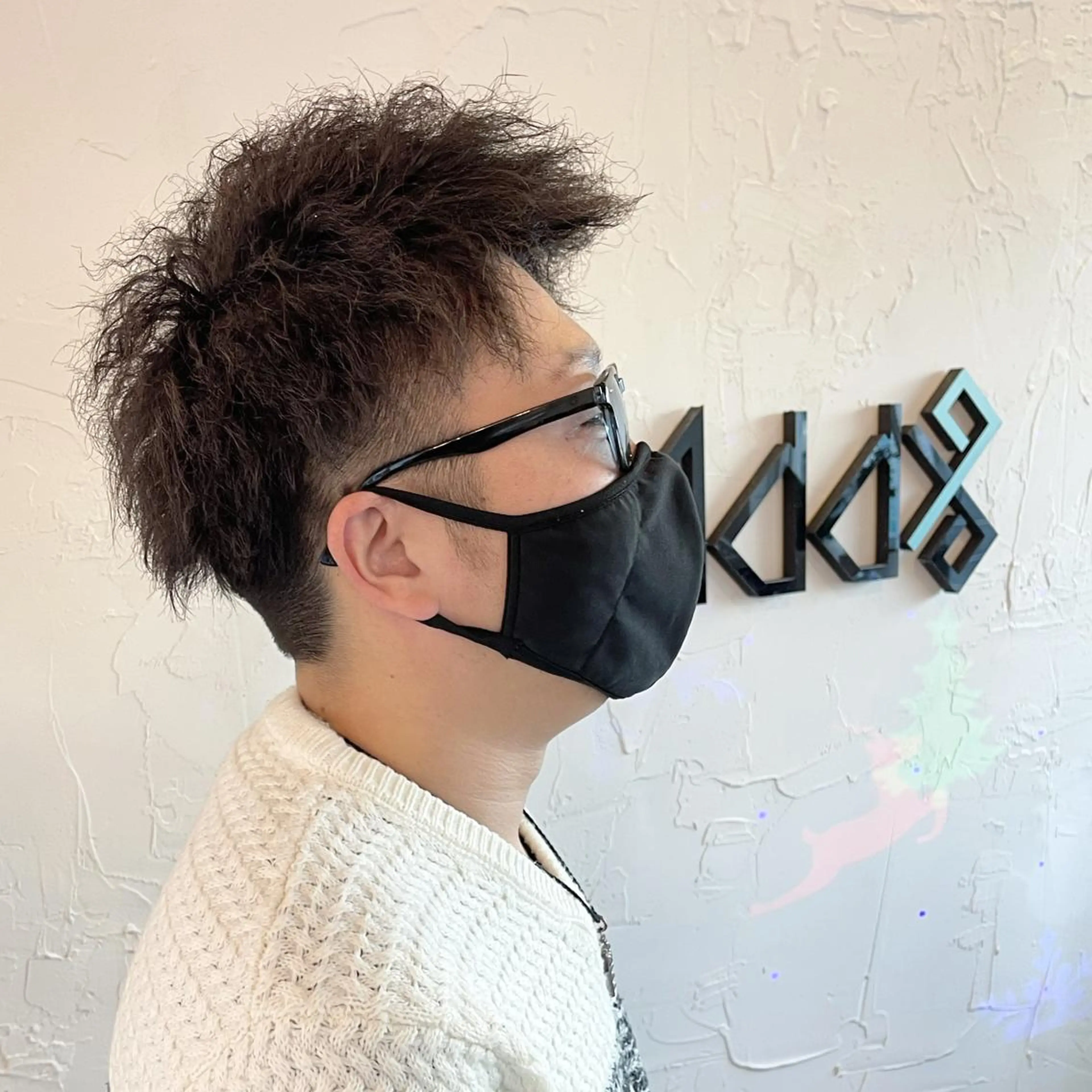 ショート カラー パーマ メンズ ヘアアレンジ カット パーマ Add9 柳田健登のヘアスタイル