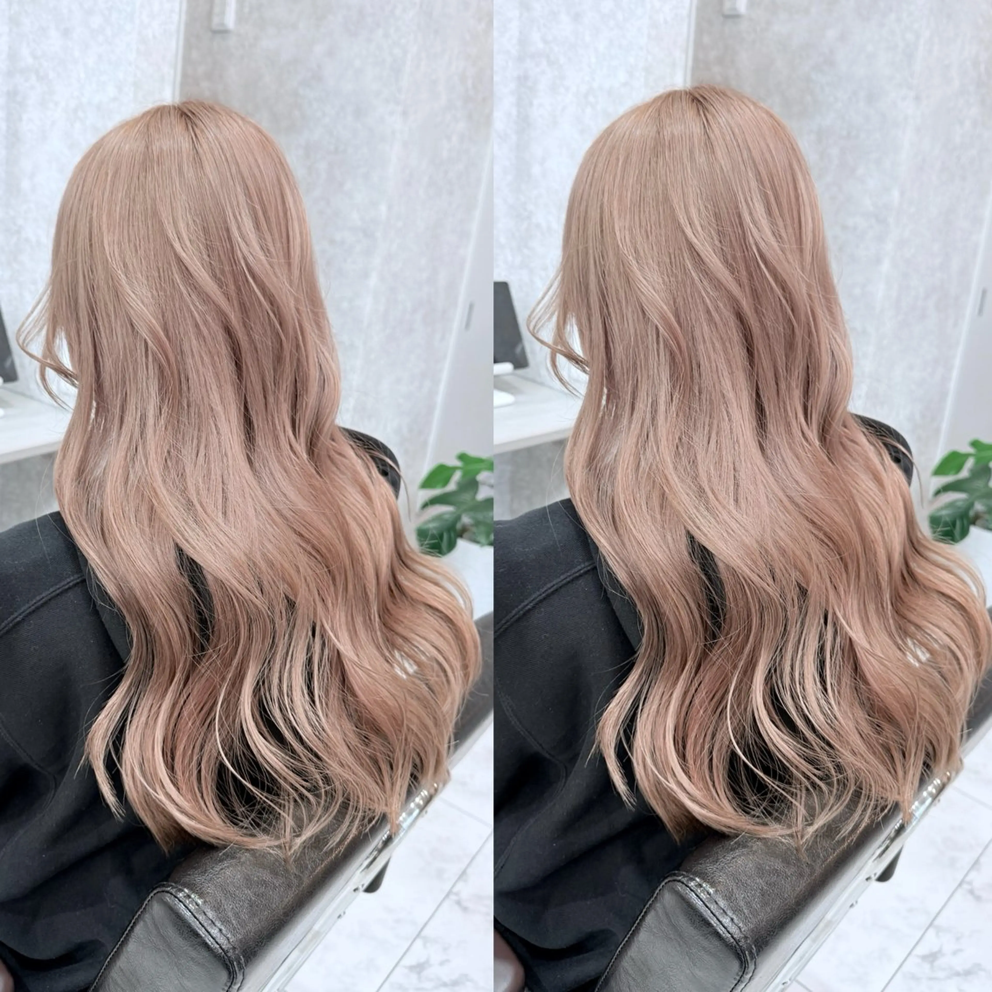 💜ダブルカラー(ブリーチ1回+オンカラー)＋レディース整えカット(2センチ以内)+補修トリートメント付き💜の写真