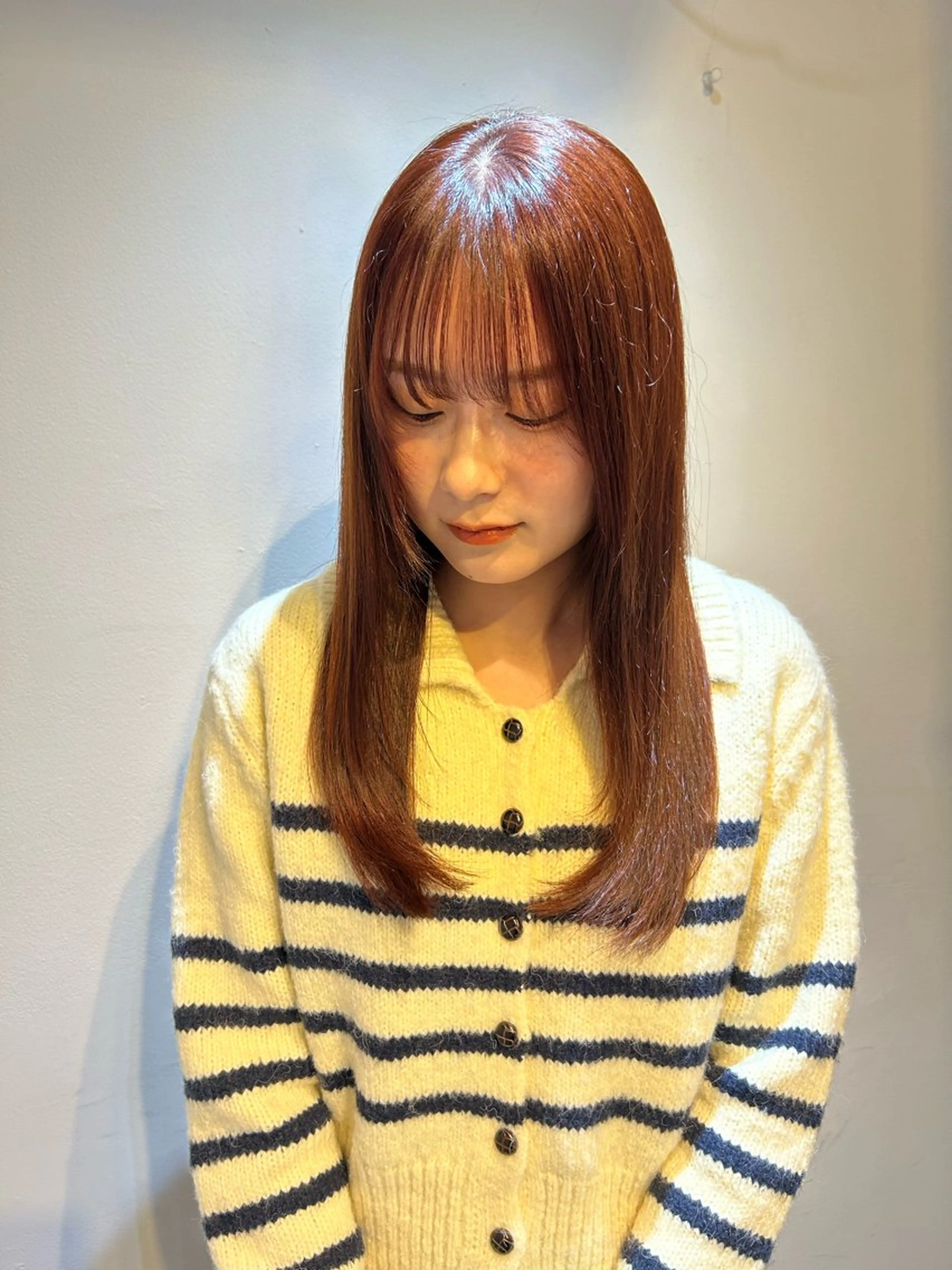 セミロング パーマ VIE表参道所属・艶感カラー/縮毛 矯正/りょお🫧のヘアスタイル