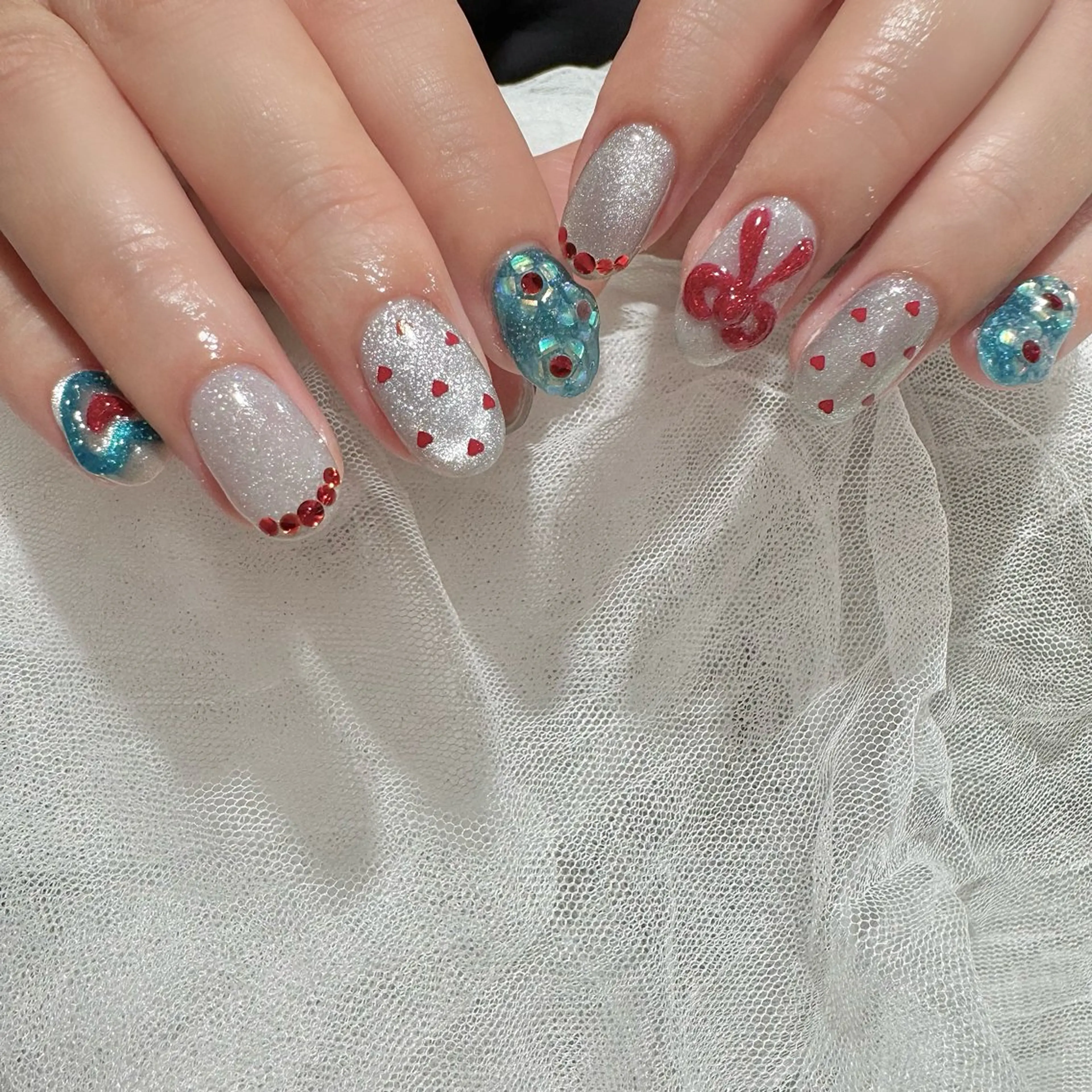 ネイル ハンドネイル 新井 ひなののネイルデザイン