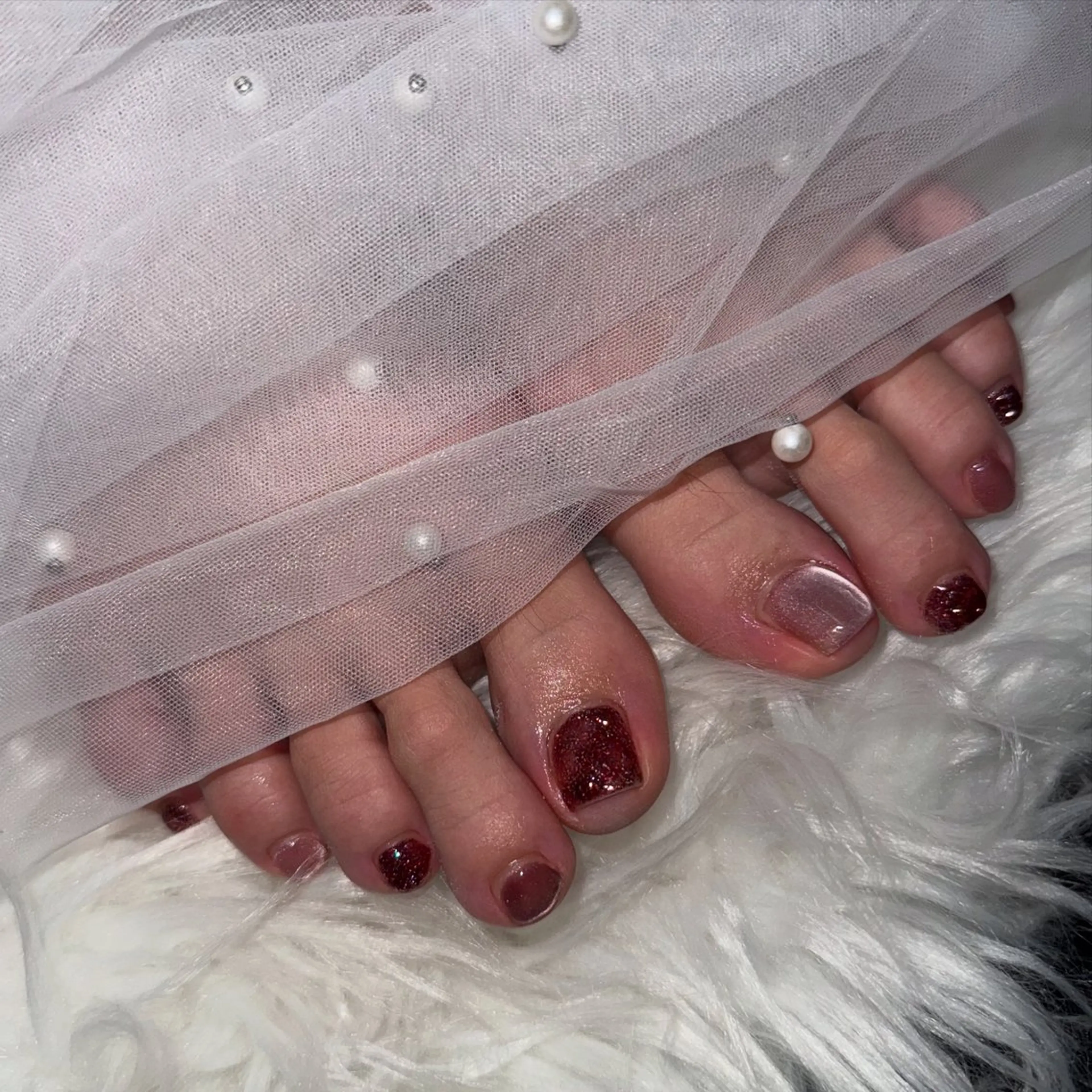 【オフなし】フットワンカラー🎀の写真