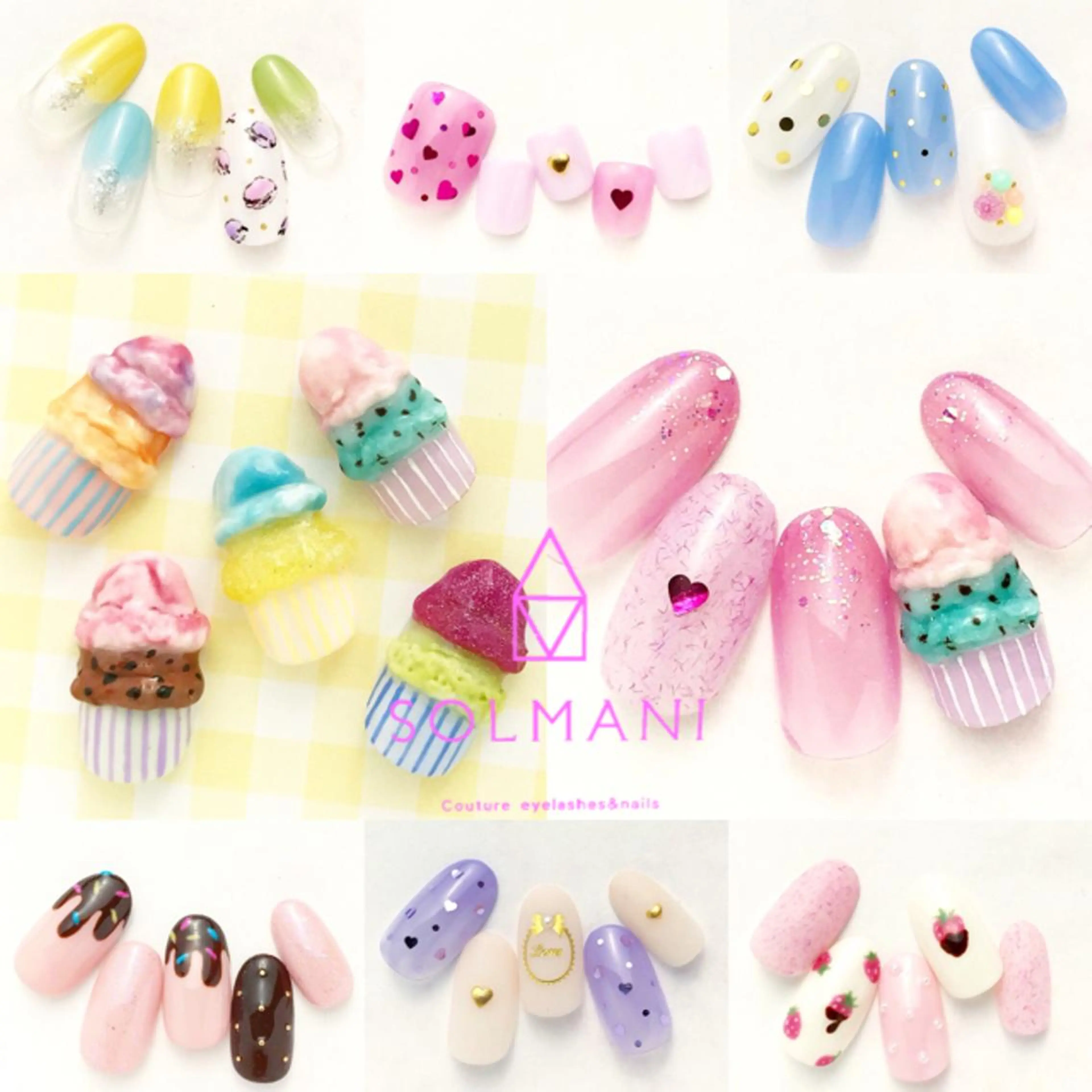 ネイル SOLMANI 予約担当のネイルデザイン
