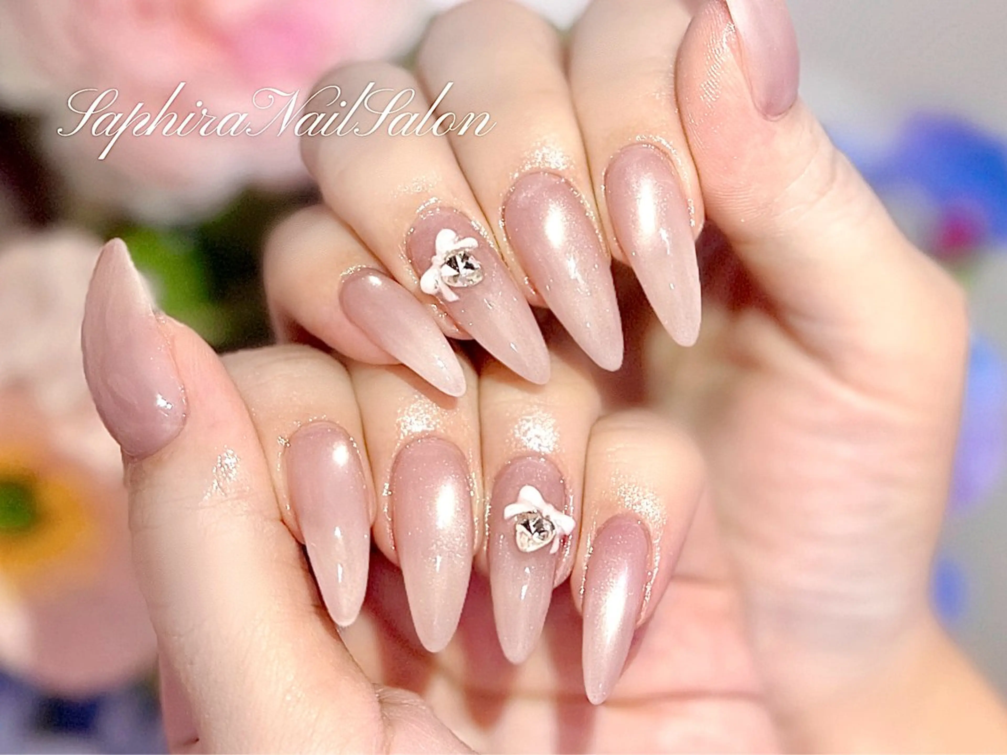 カラー ハンドネイル Saphiraネイル サロン錦糸町のネイルデザイン