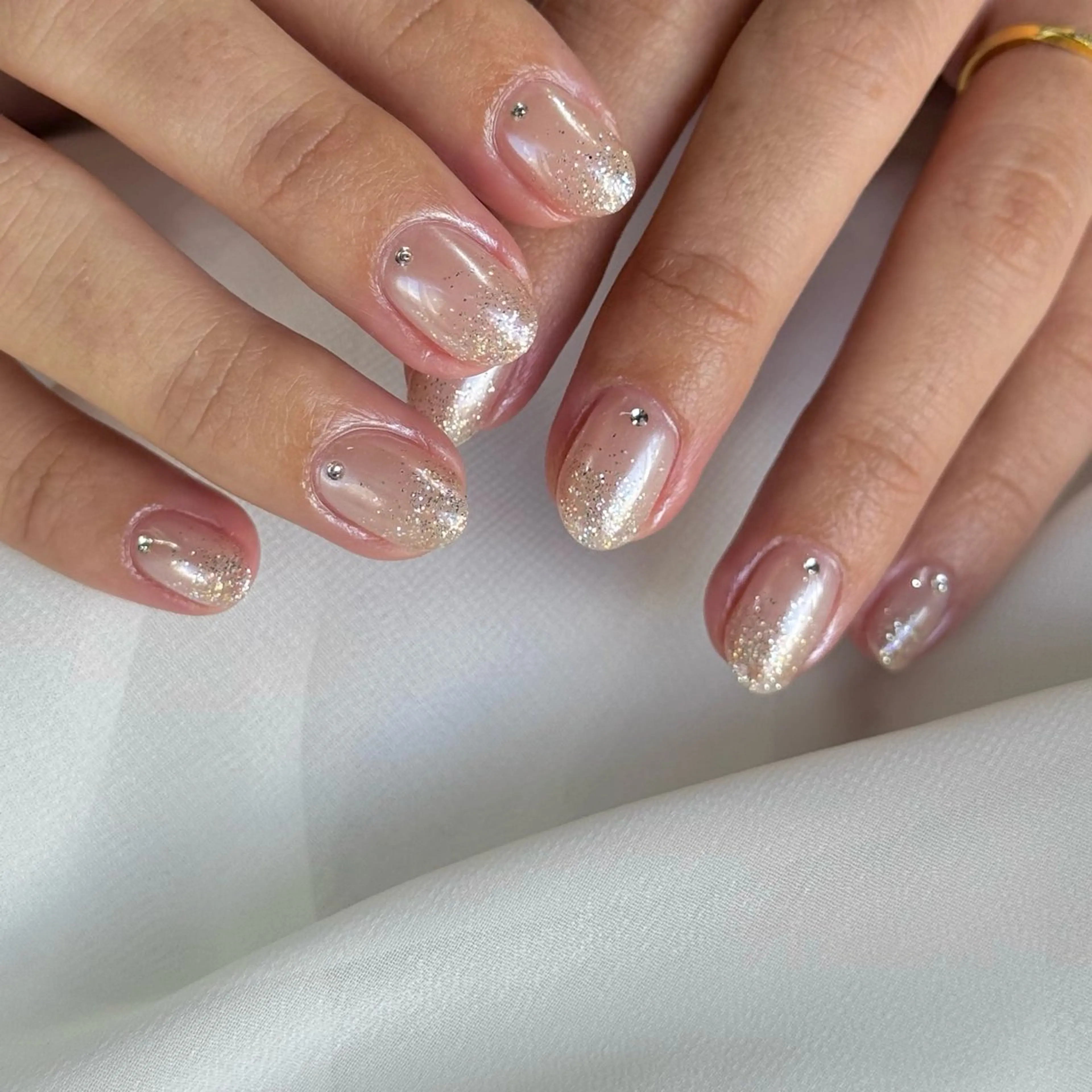 ネイル シンプルネイル ハンドネイル HARUKA ネイリスト福岡/薬院のネイルデザイン