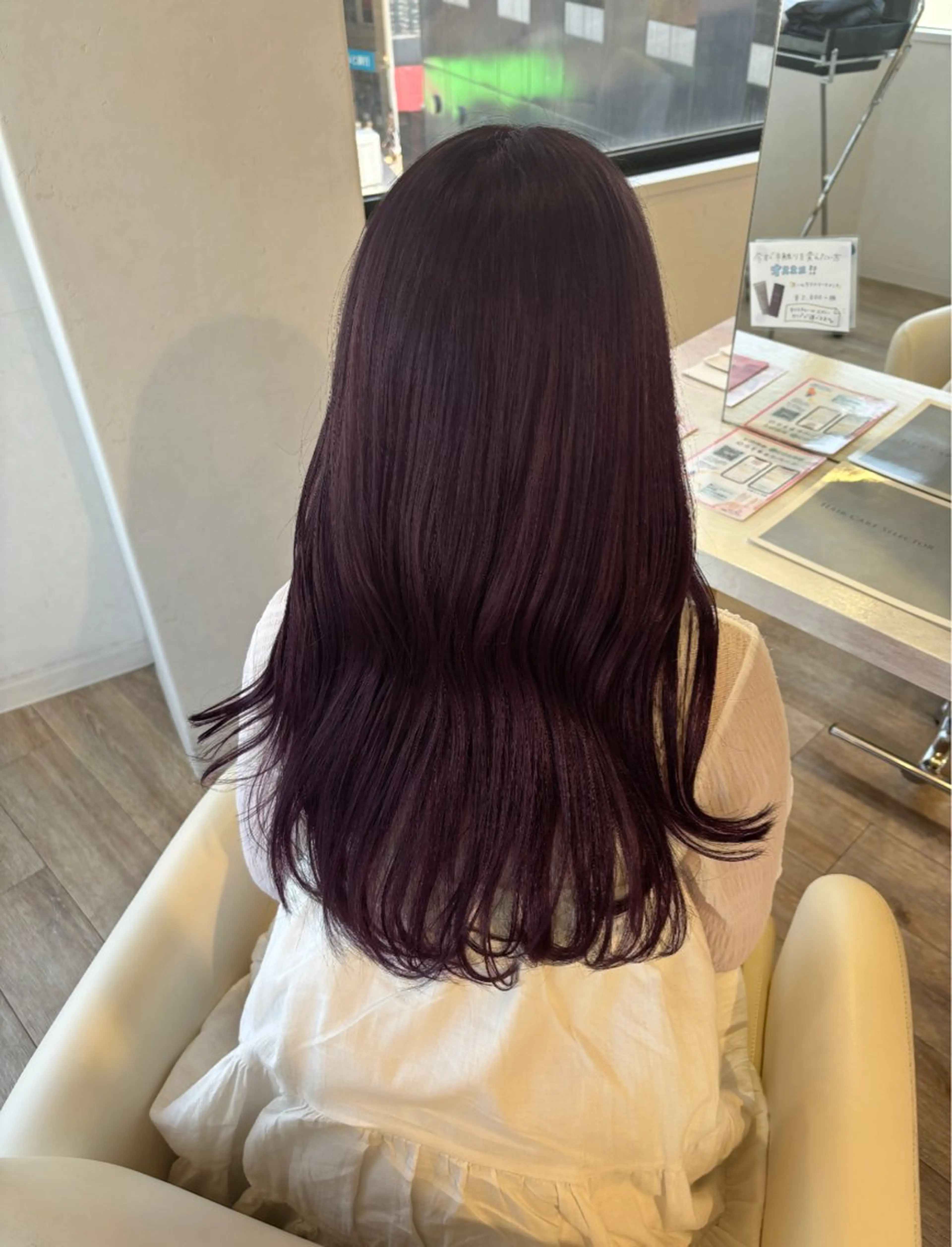 ロング カラー ヘアアレンジ ダブルカラー ヘアカラー 女性専用サロンiiro【イロ】所属・【韓国ヘア/透明感 カラー】makotoのヘアスタイル