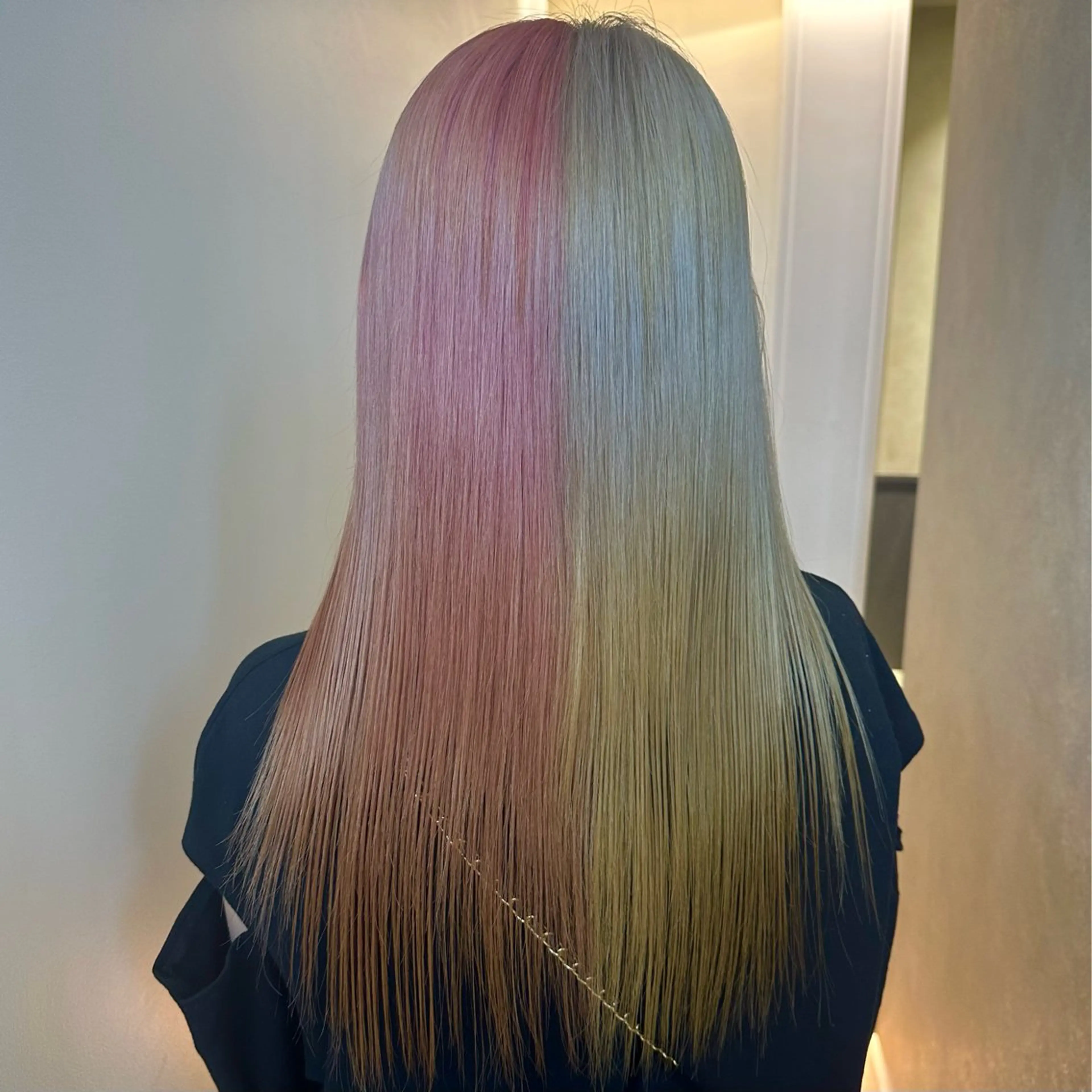 ロング カラー ヘアカラー ハイトーン/パーマ/ メンズ / 櫻本🌐のヘアスタイル