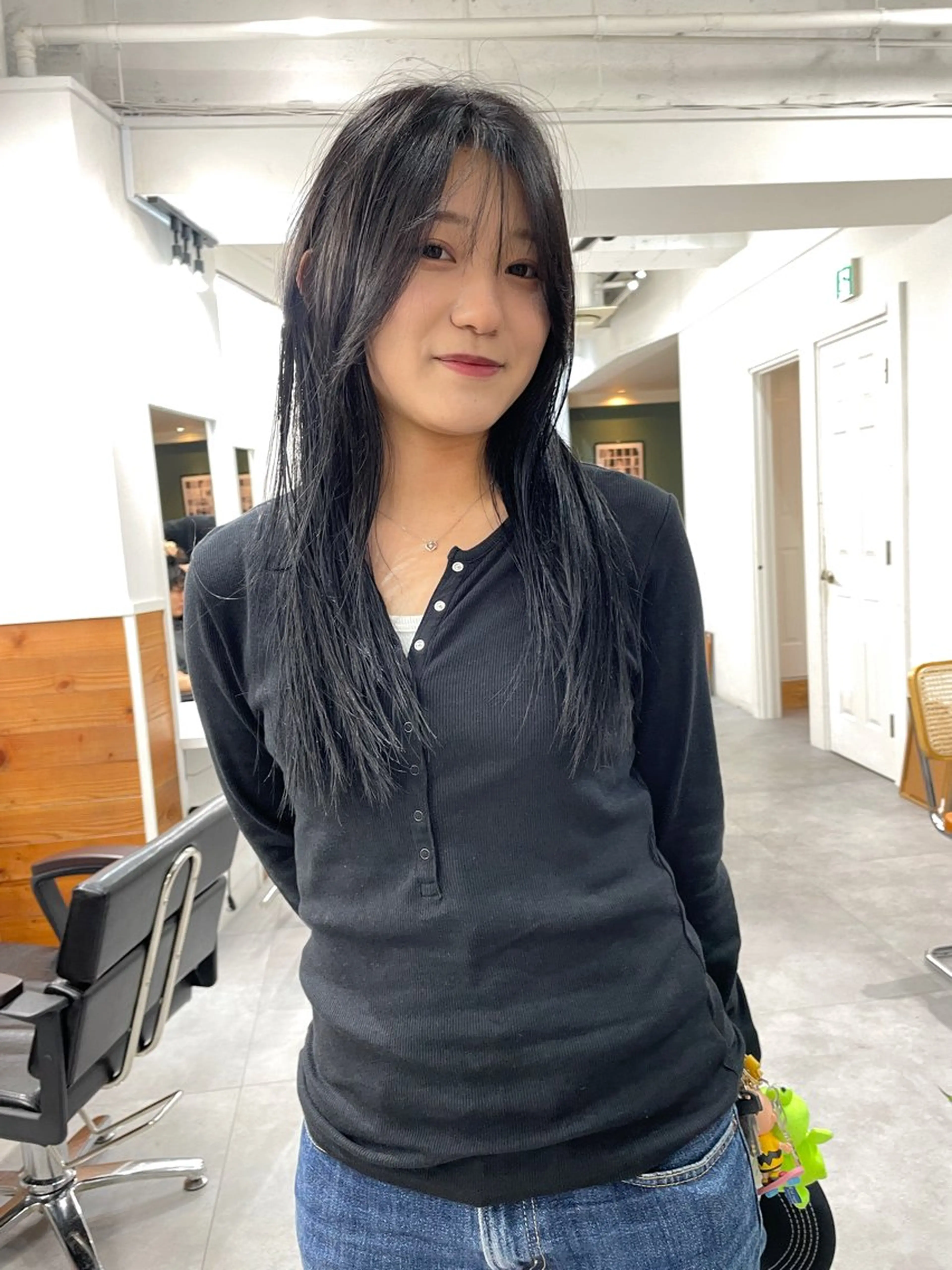 セミロング カラー レイヤーカット レイヤー／似合わせ TAKUYAのヘアスタイル