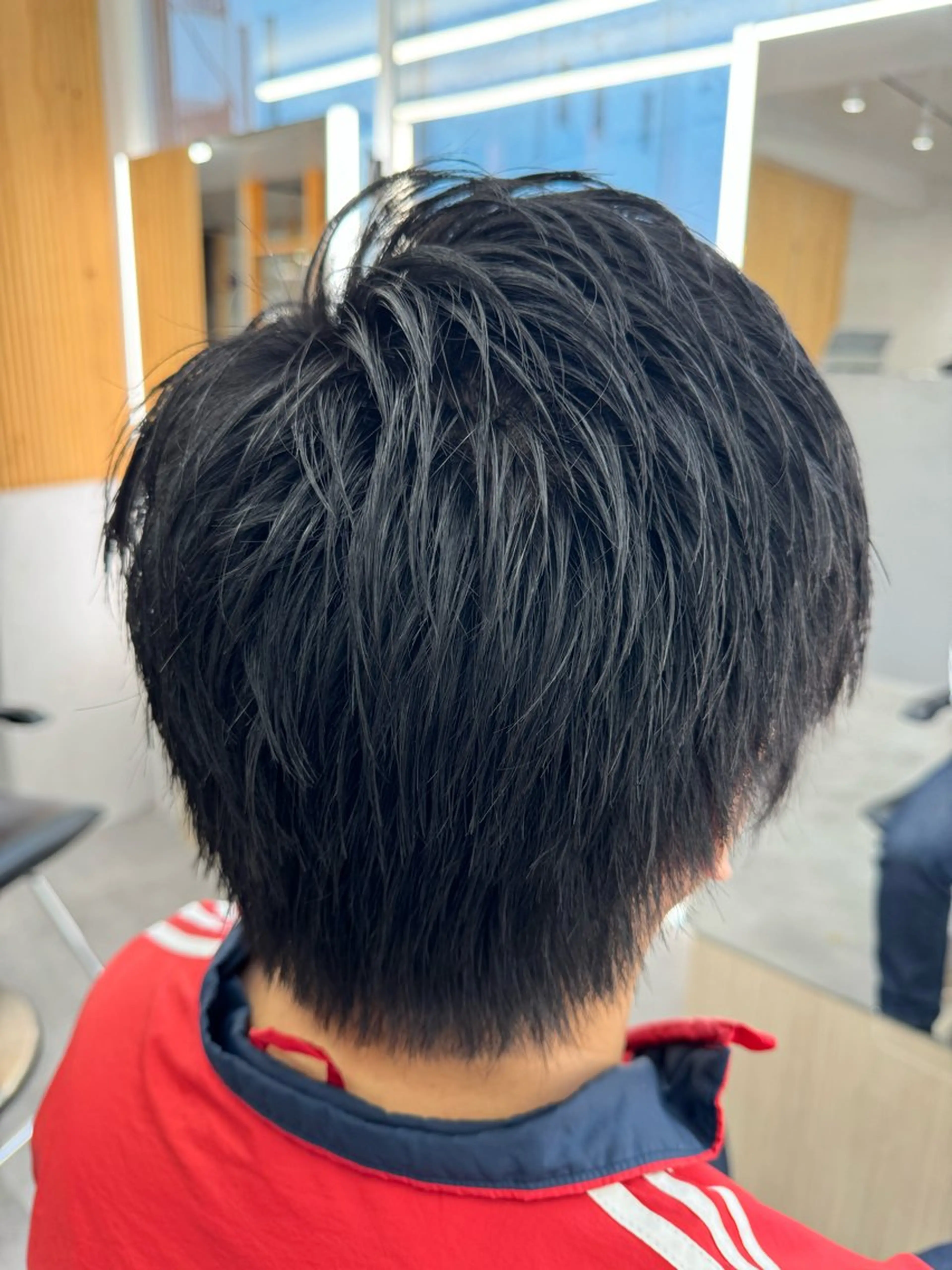 ショート メンズ カット トリートメント 【縮毛矯正/カラー】 今野寛己のヘアスタイル