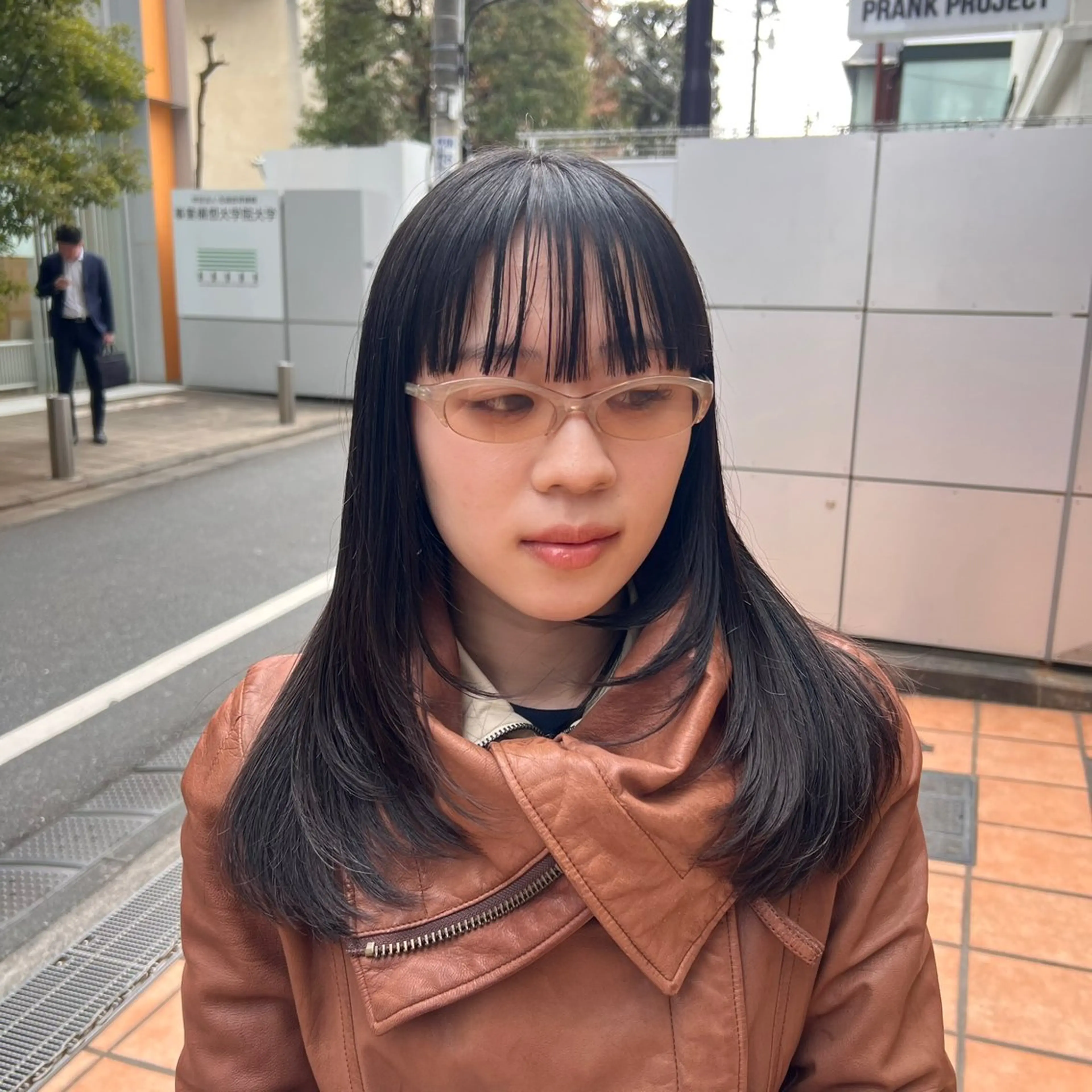 セミロング 顔周りカット ハイレイヤー レイヤーカット カット RENJISHI omotesando所属・ショート/ メンズ 🌿‬narumiのヘアスタイル