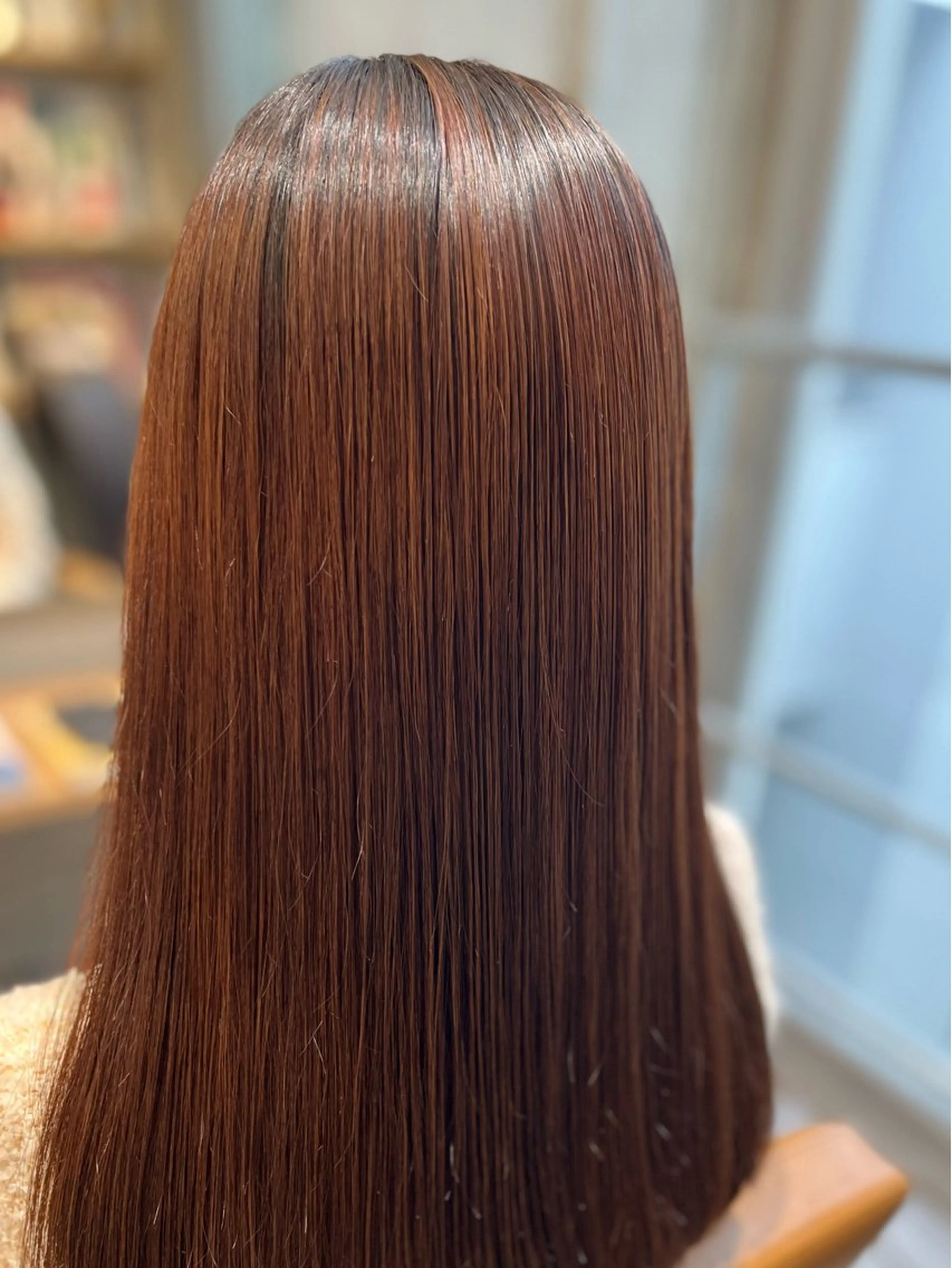 セミロング 縮毛矯正 davin中目黒 KATOのヘアスタイル