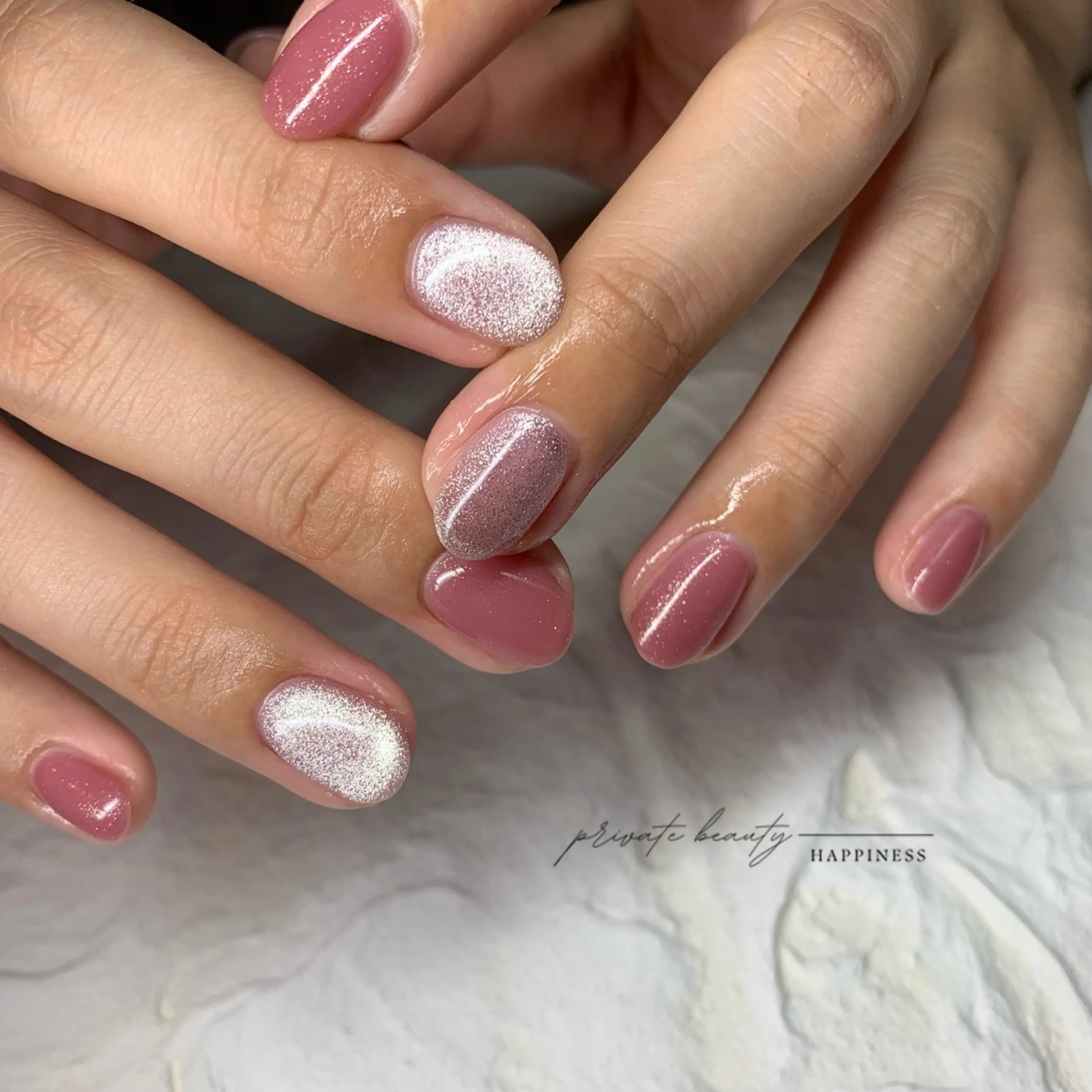 ネイル ジェルネイル ロングネイル マグネットネイル スカルプネイル ネイルチップ ハンドネイル happiness nailのネイルデザイン