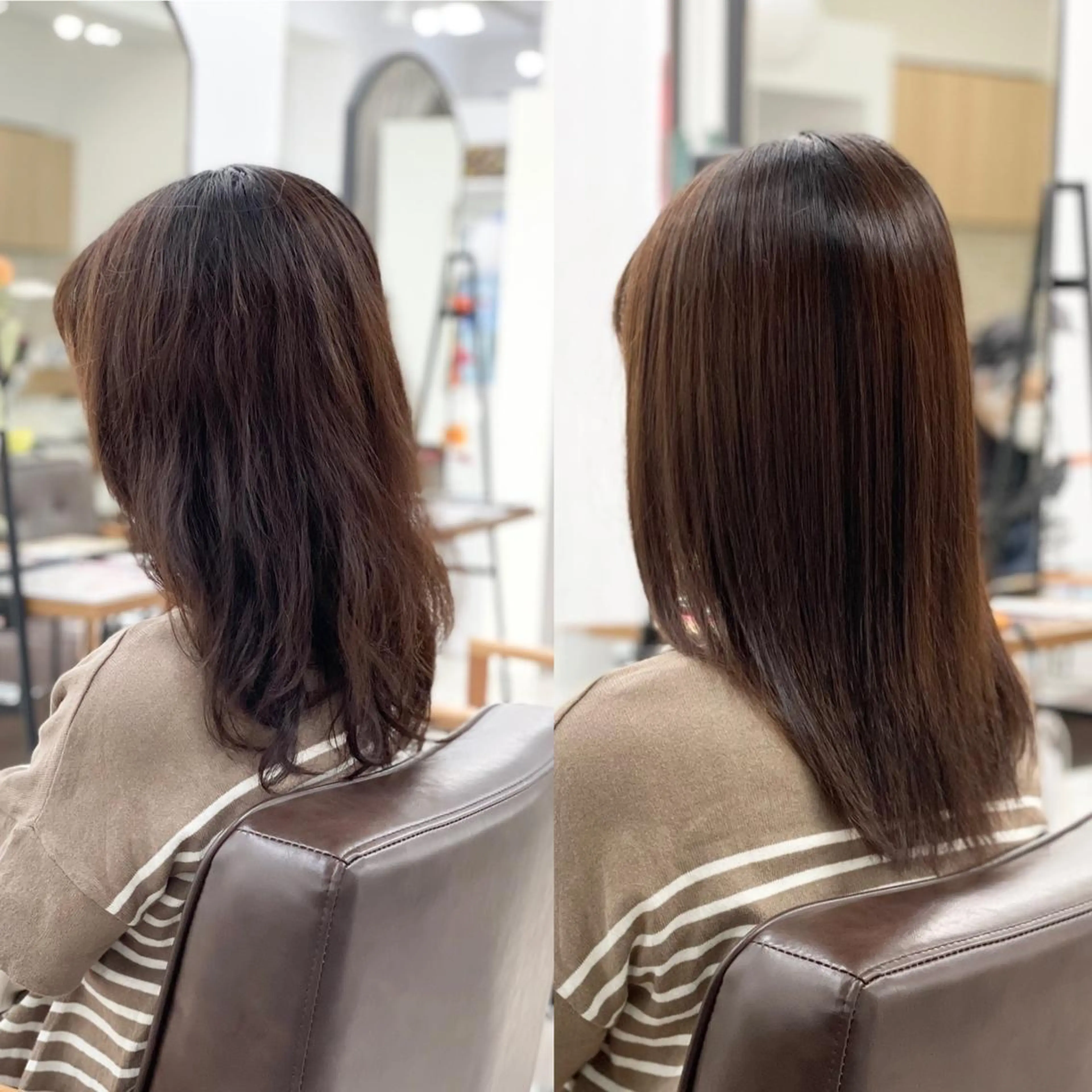 セミロング カラー 相武台ショート特化 💐川崎希💐のヘアスタイル