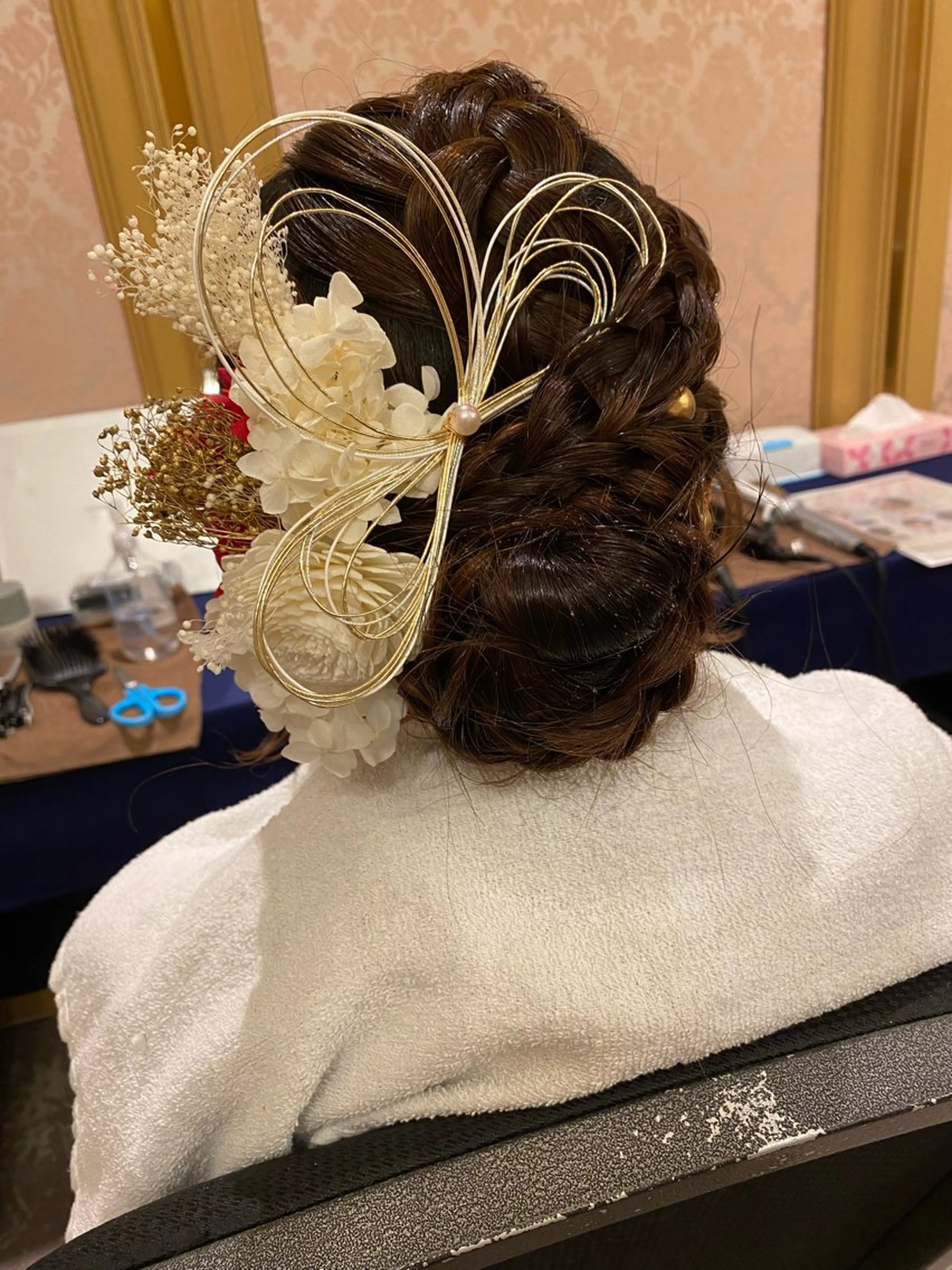 ロング ヘアアレンジ 成人式 ヘアセット Avalon所属・Hiroshi ヒロシのヘアスタイル