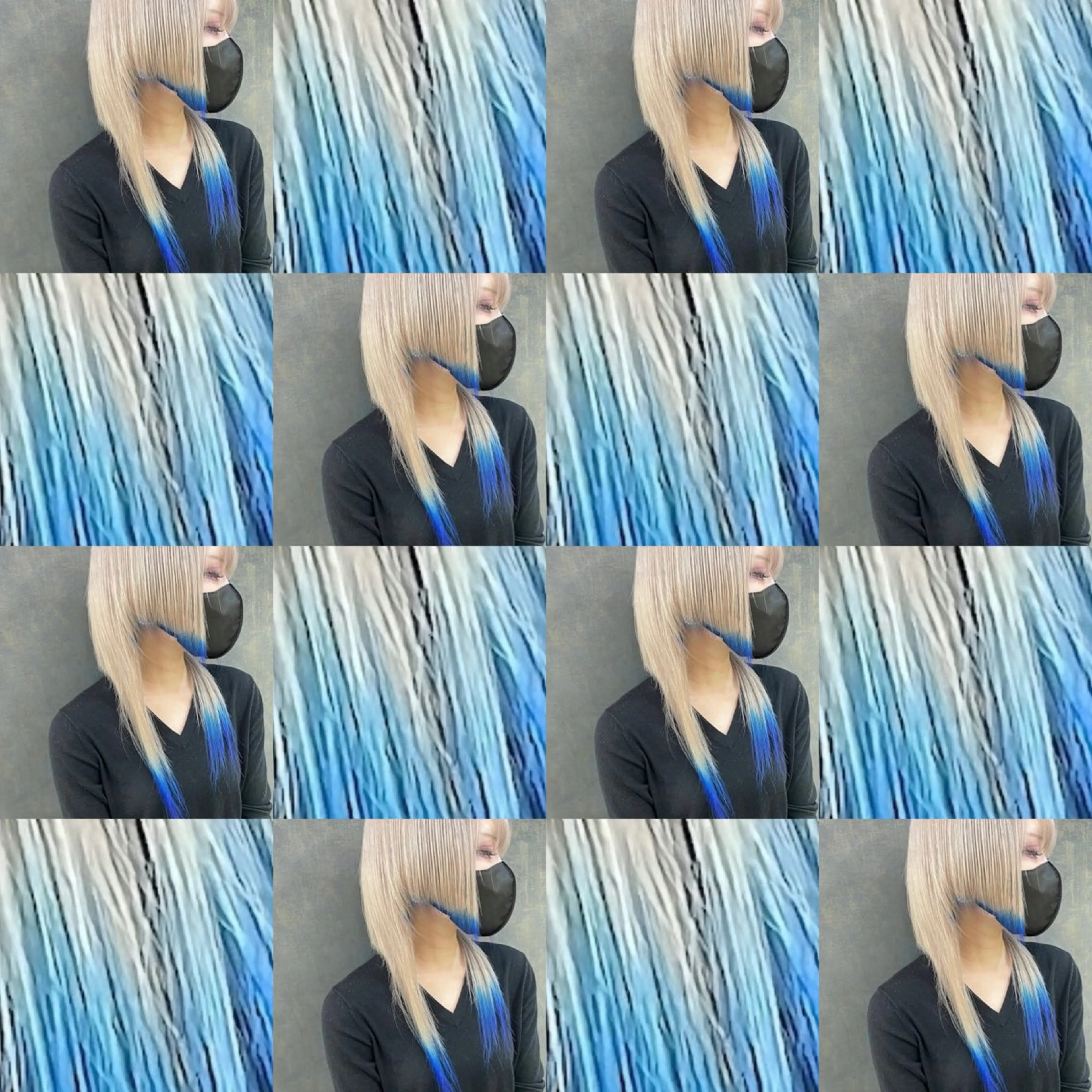 セミロング カラー DESIGNSALON LIA所属・問屋町のブリーチデザ イン屋さん🌈ゆうまのヘアスタイル