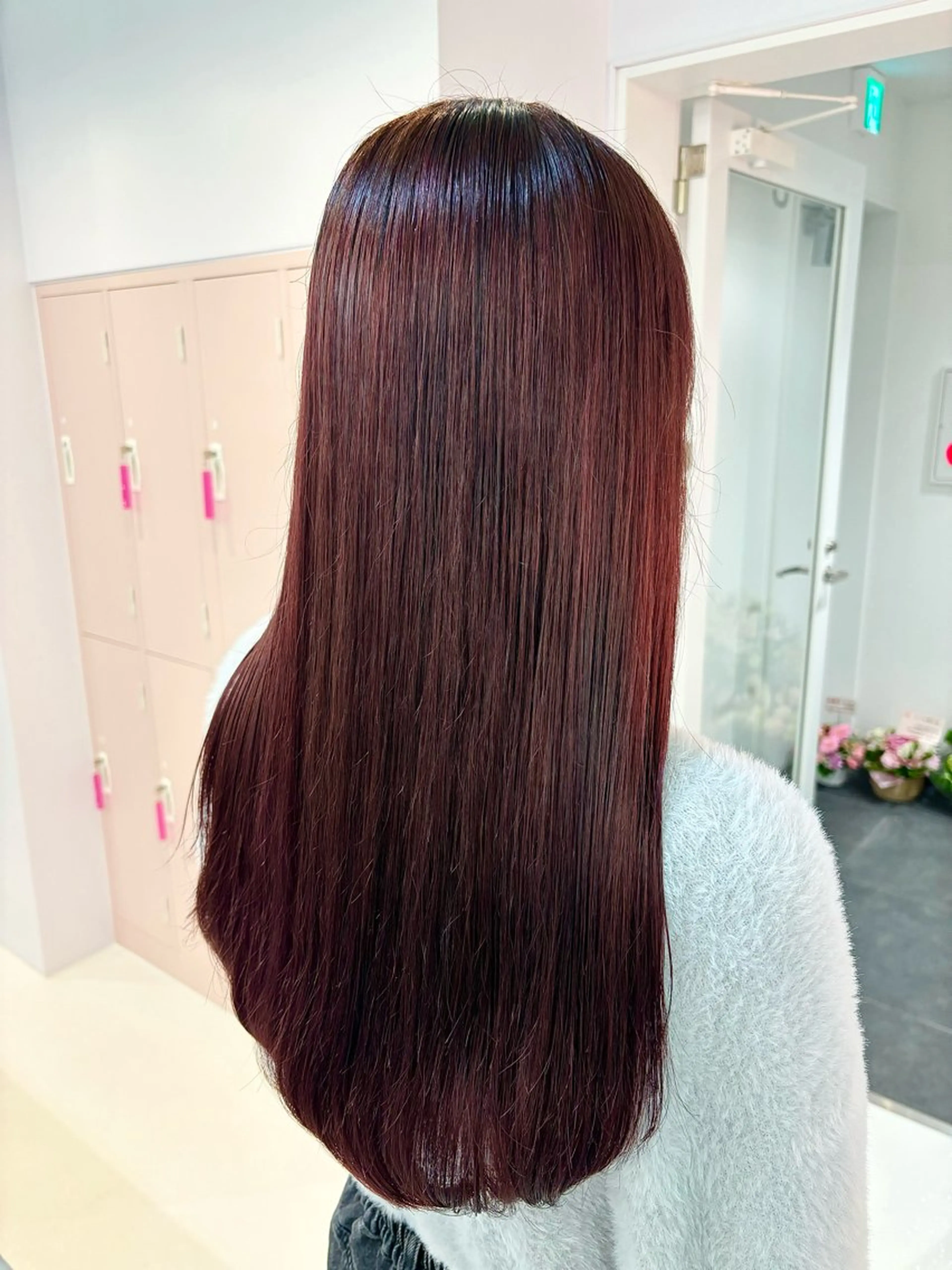 ロング カラー 顔周りカット/ボブ/ ツヤ髪/coconaのヘアスタイル