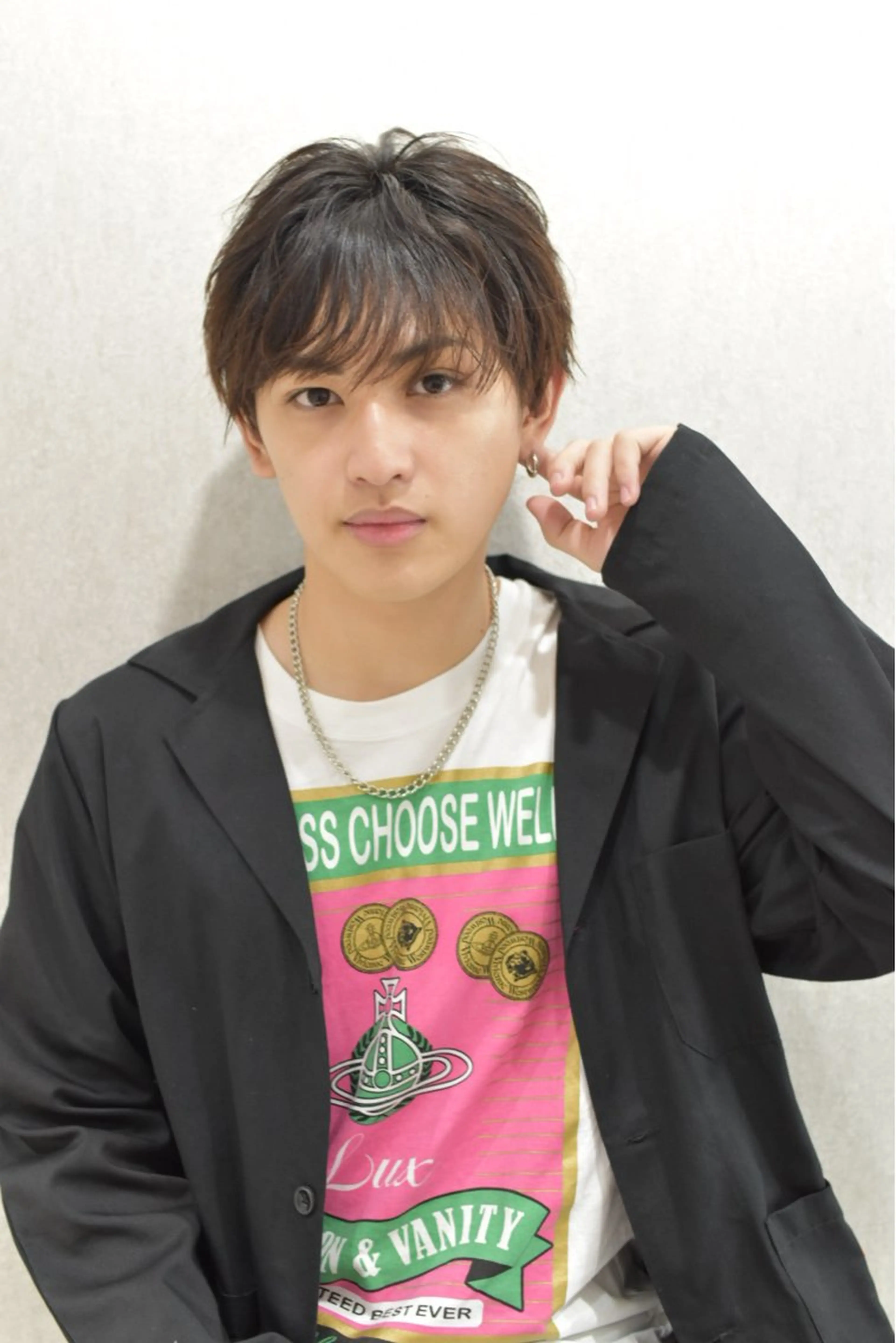 ショート パーマ メンズ メンズパーマ シースルーバング 🍀メンズパーマ職人 池袋🍀Yuraのヘアスタイル