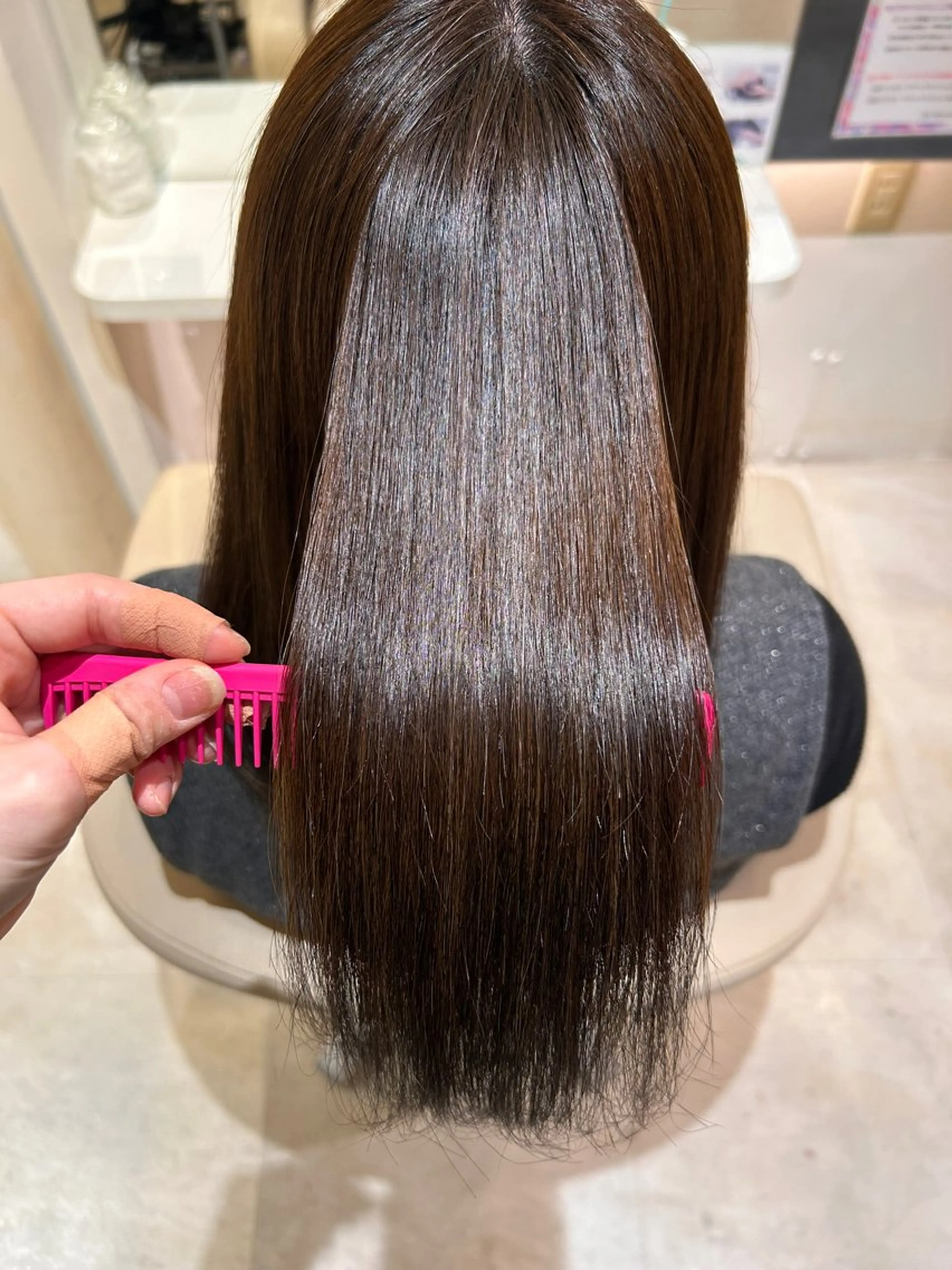 縮毛矯正 WiLL 京橋 ️🩵夏見沙帆️🩵のヘアスタイル