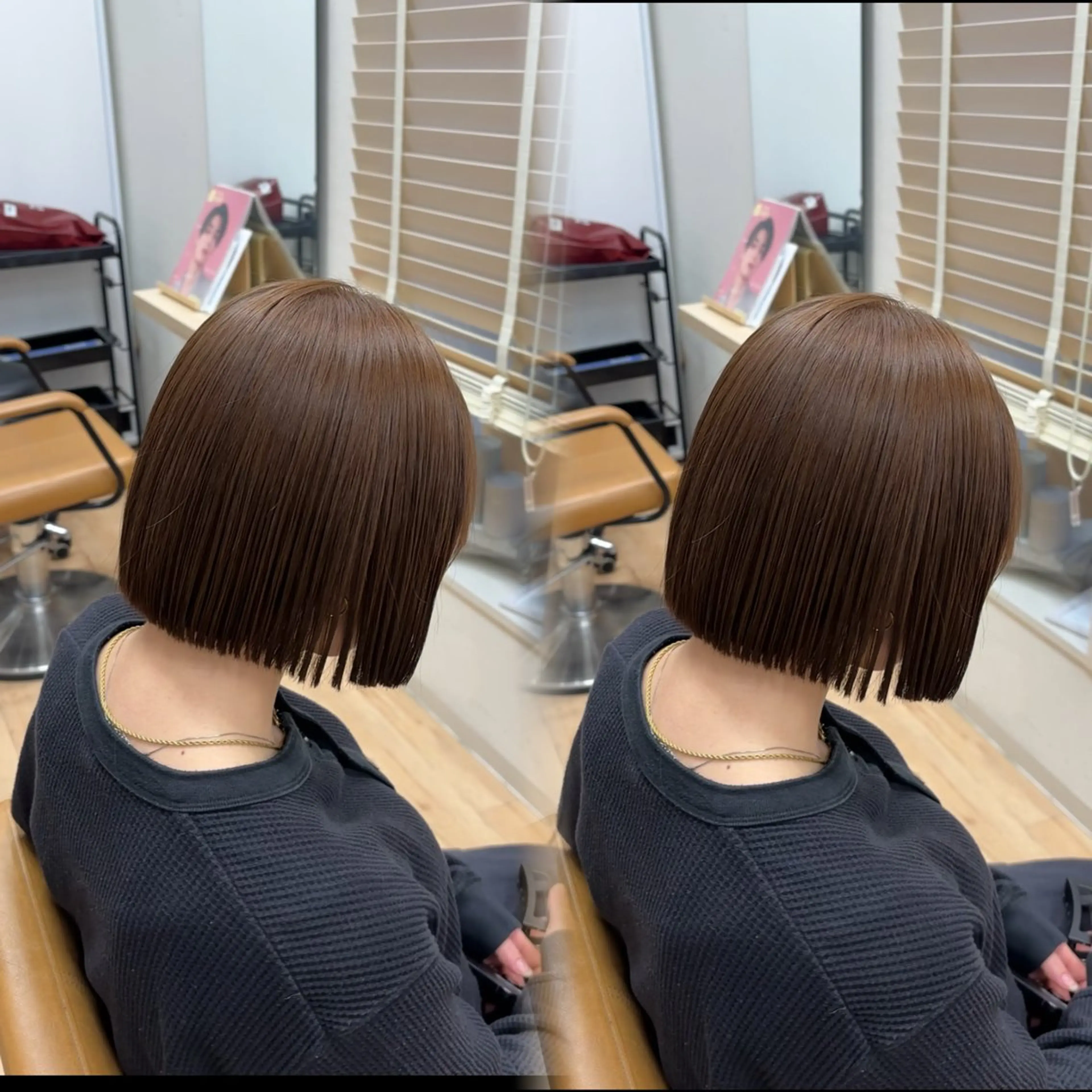 カラー ボブ カット ヘアカラー 葉南 /LIANのヘアスタイル