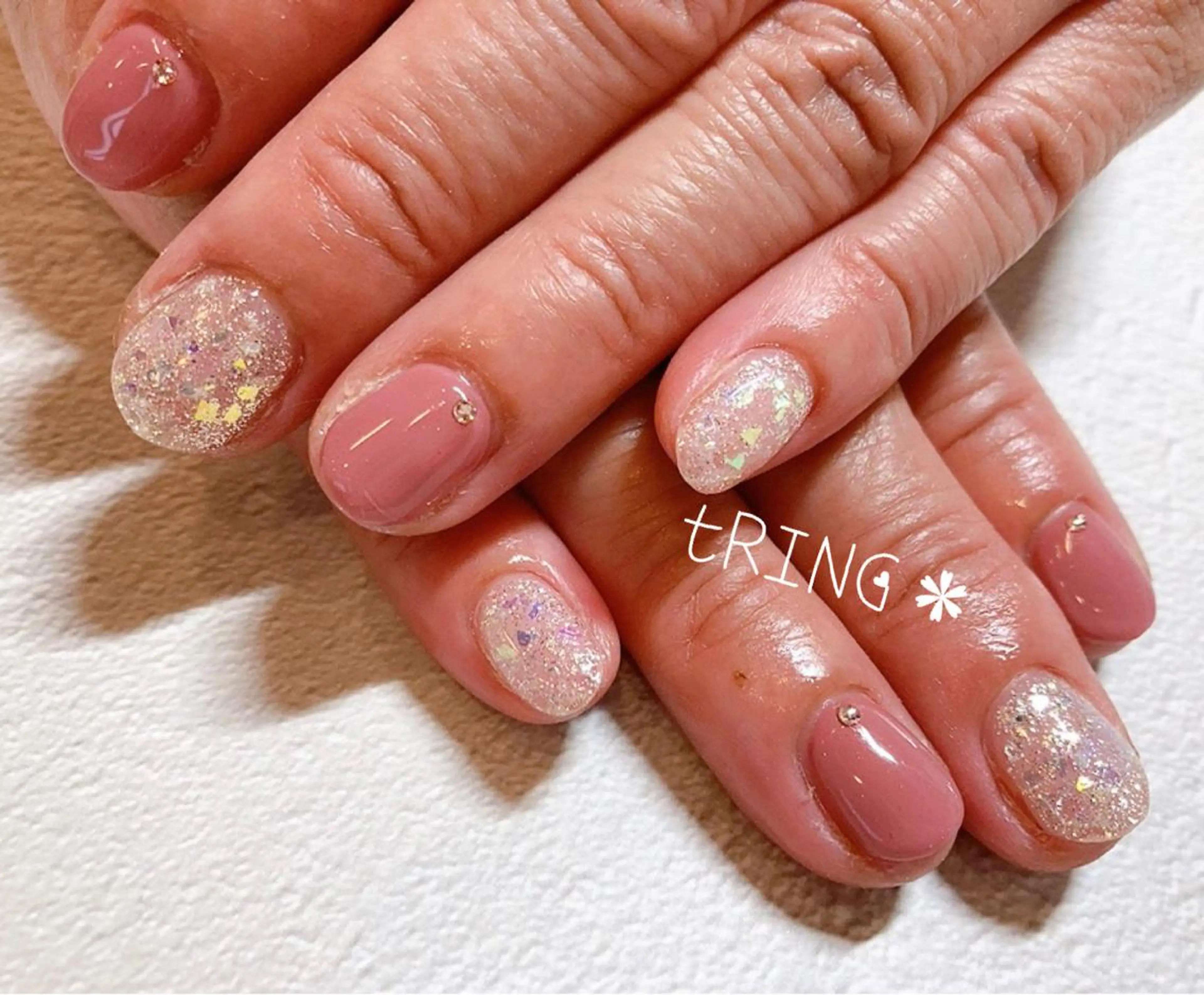 ネイル ハンドネイル tRING＊ しいの木台のネイルデザイン