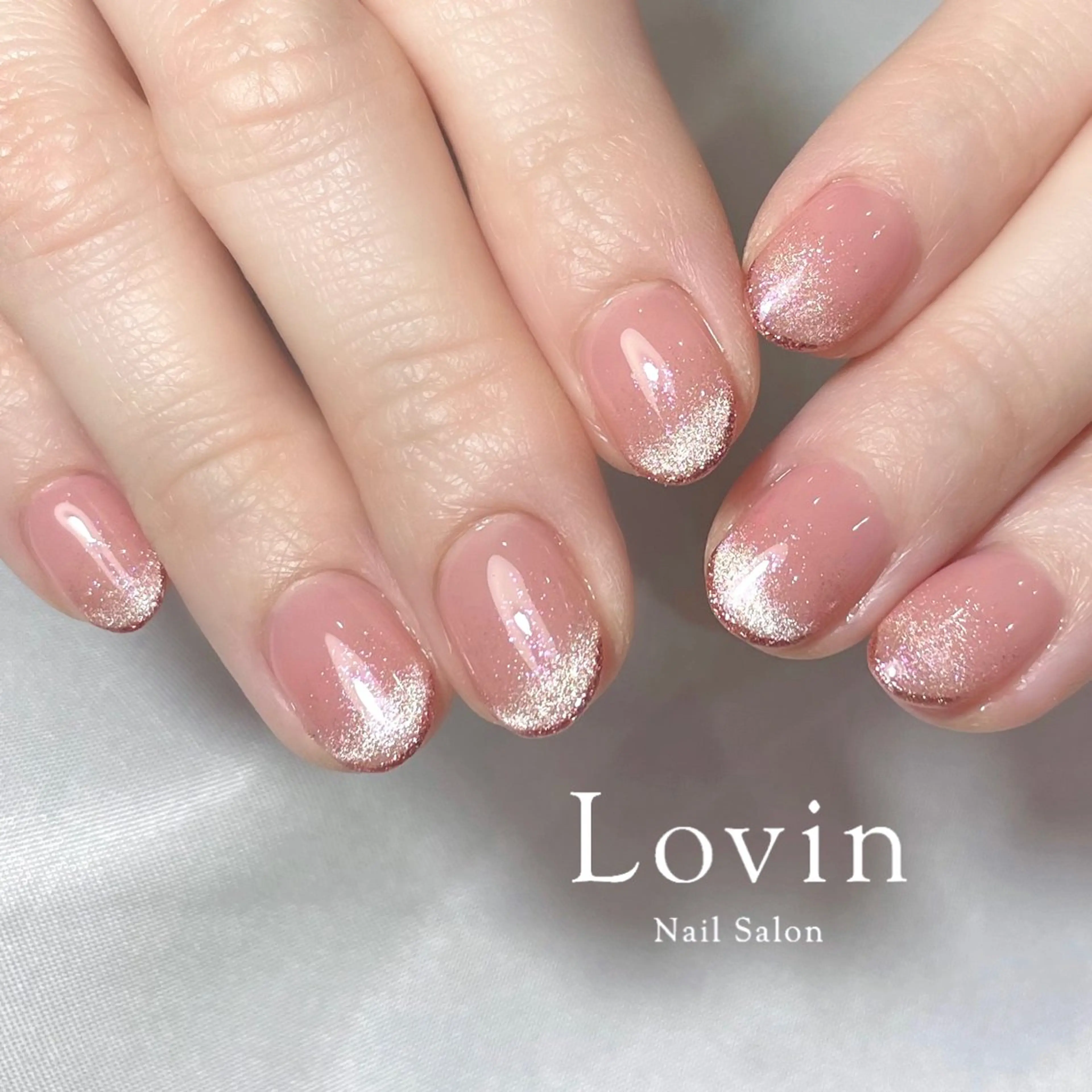 ネイル ジェルネイル オフィスネイル パラジェル パラジェル認定サロンk-two nail所属・Azegami Minaのネイルデザイン