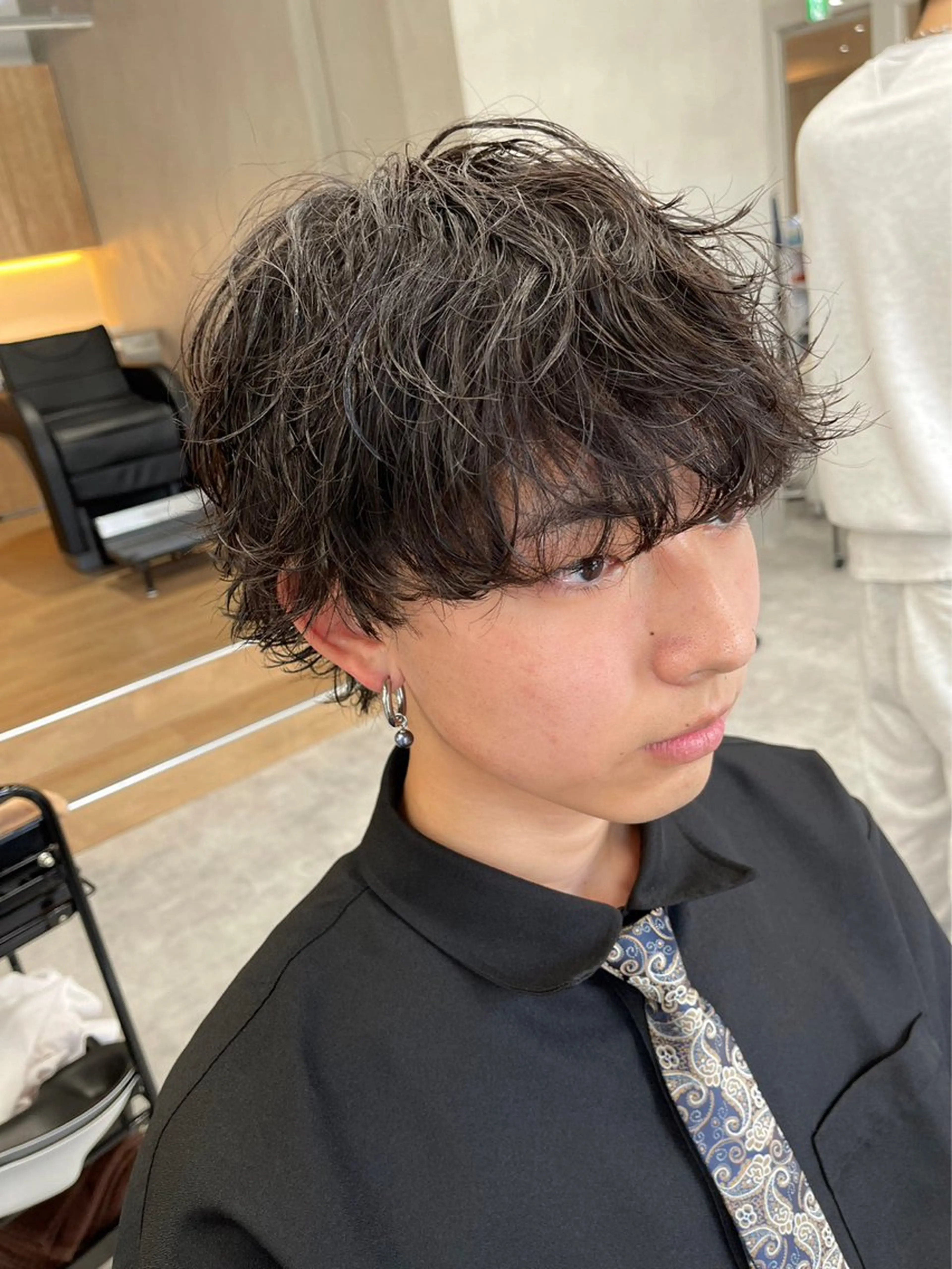 パーマ メンズ メンズパーマ/新潟/ 万代/高橋悠叶のヘアスタイル