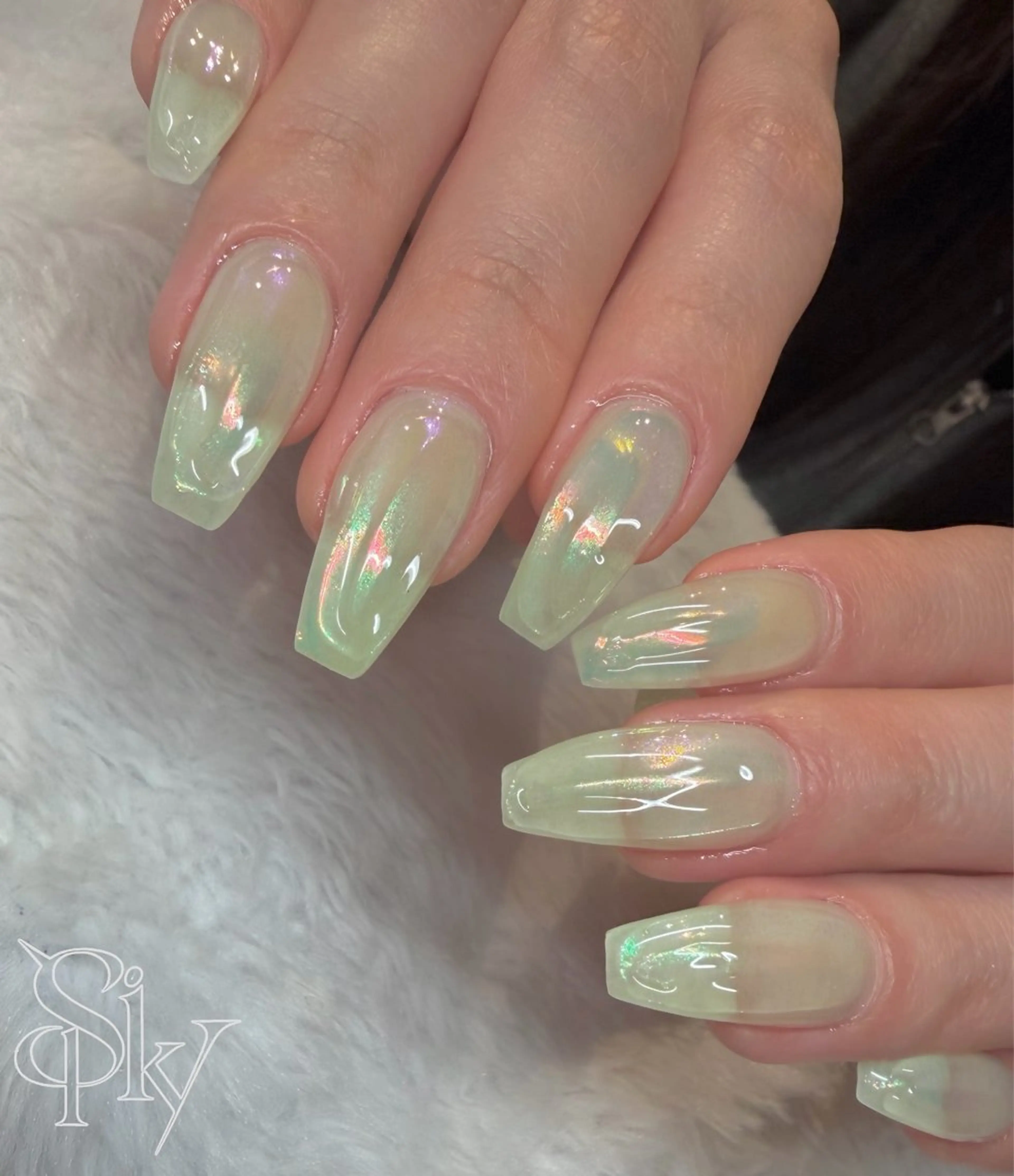 ネイル ハンドネイル Spiky とうげ ふうかのネイルデザイン