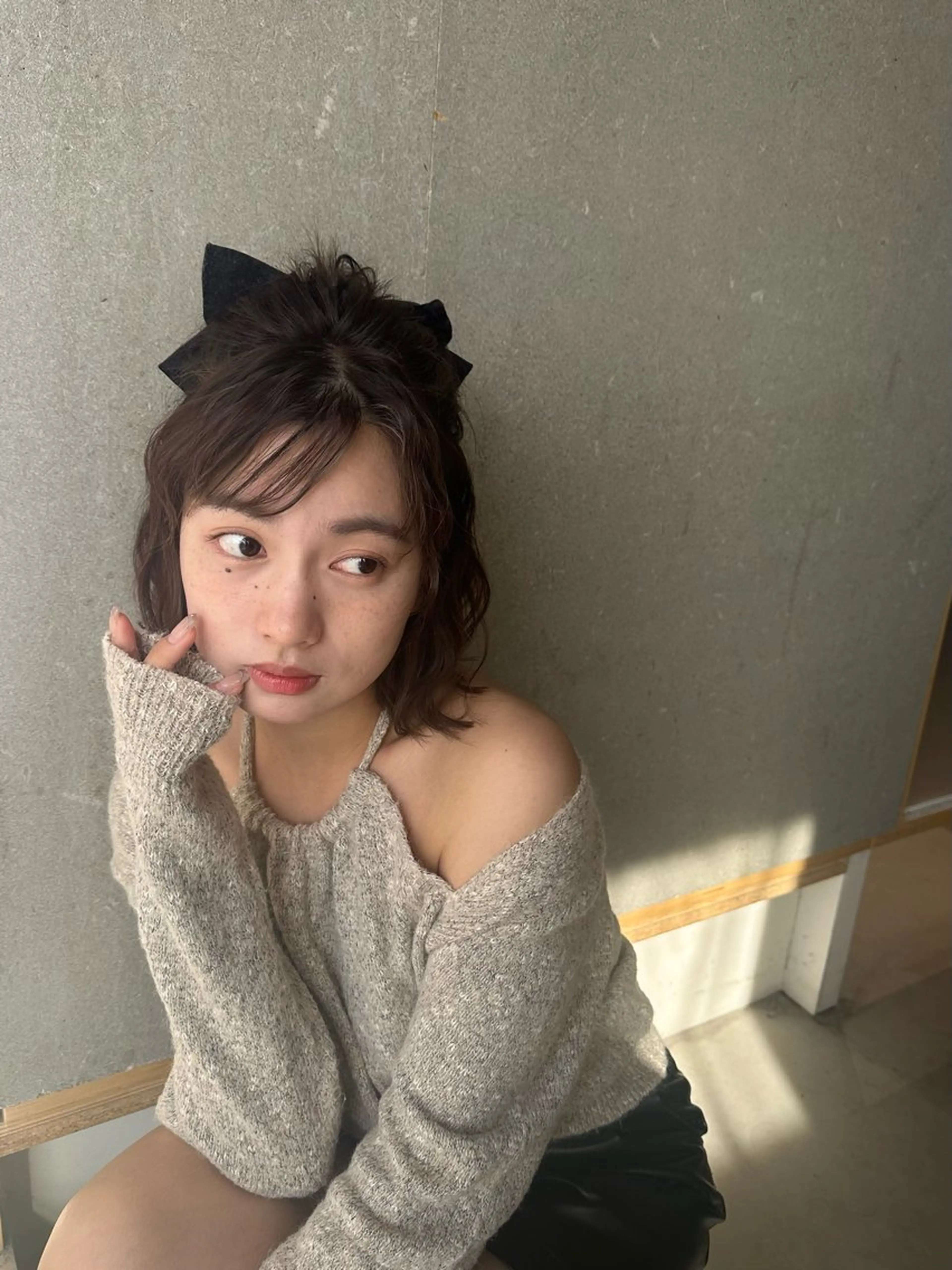 ミディアム 暖色/ヘアアレンジ 🎀♡irohaのヘアスタイル