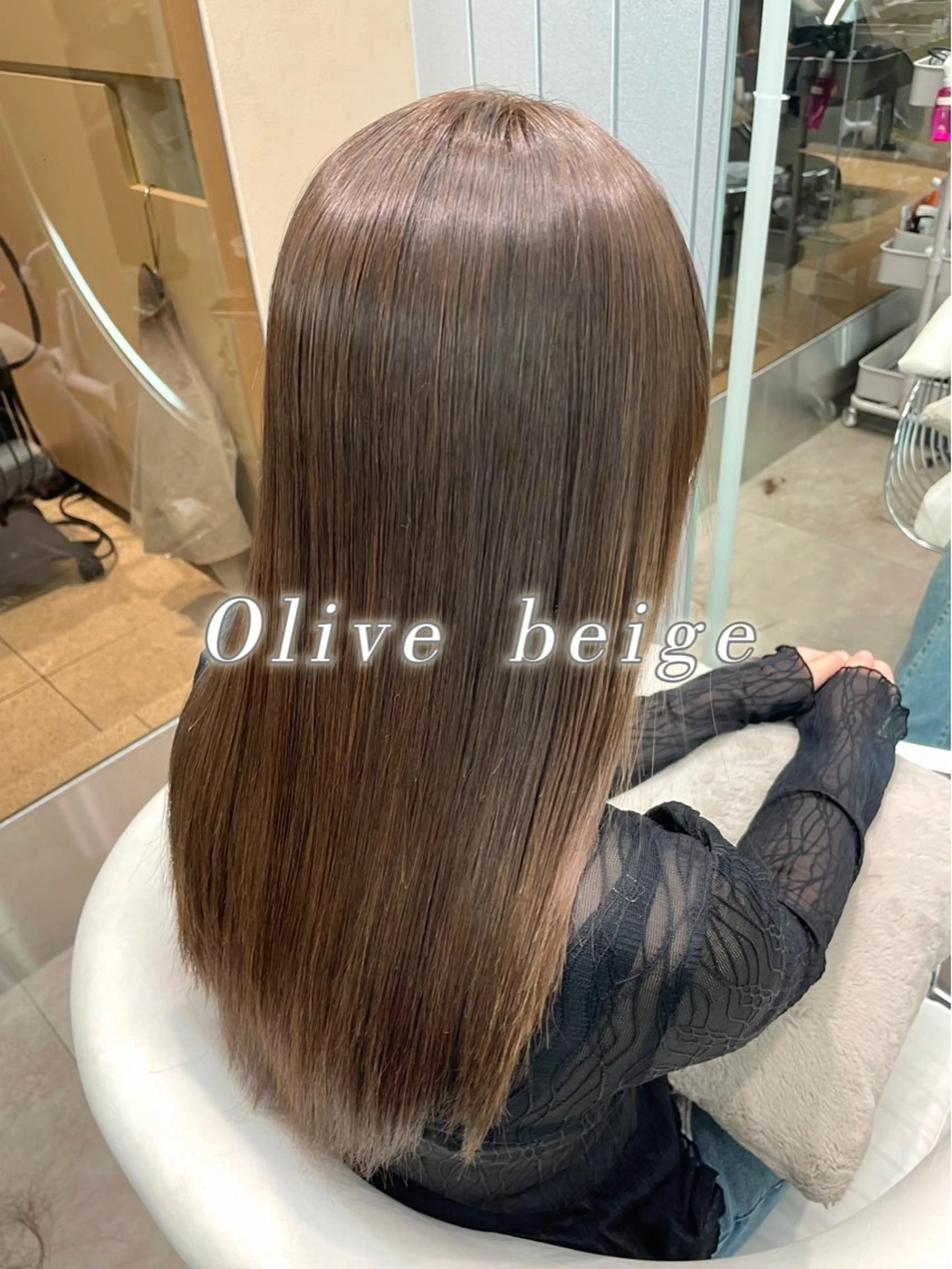 【赤みを抑えたい方に✨】【ダメージレスN.ルフレカラー🌿＋韓国風カット🇰🇷＋1step艶トリートメント✨】の写真