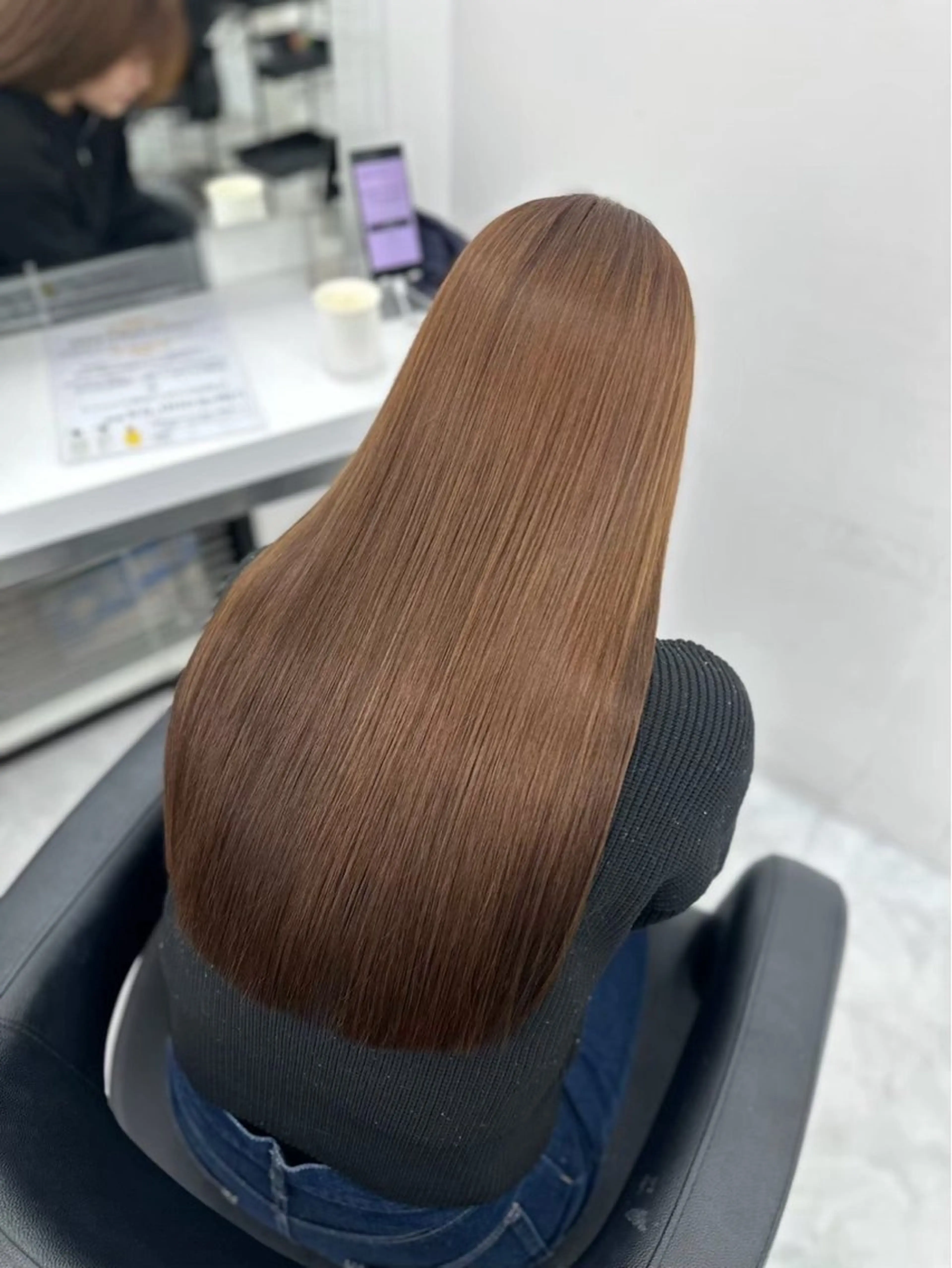 ロング カラー 🖤ハイトーン× レイヤー🖤SARAのヘアスタイル