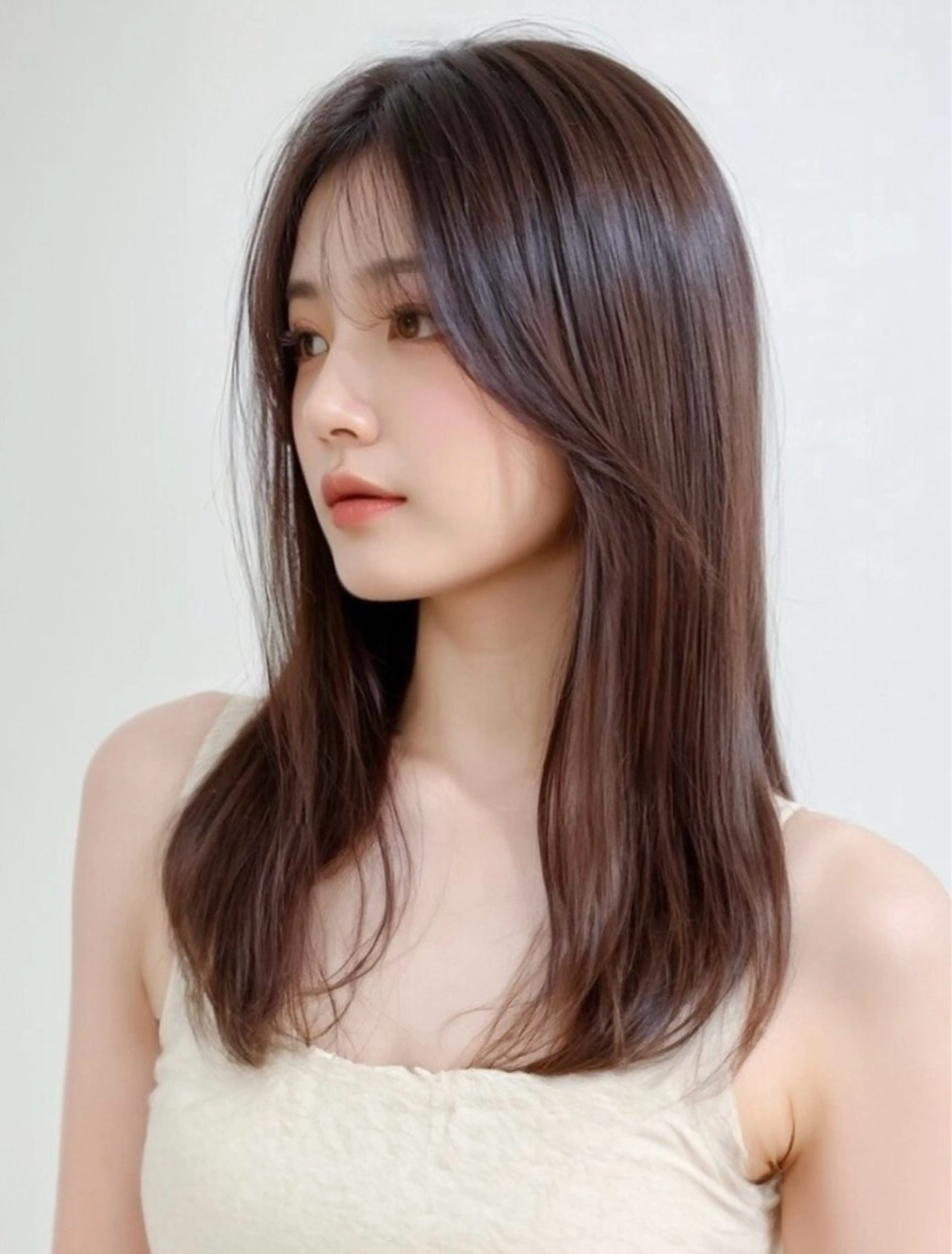 セミロング ✂️ブリーチ／メンズ /レイヤー/ツチワタのヘアスタイル