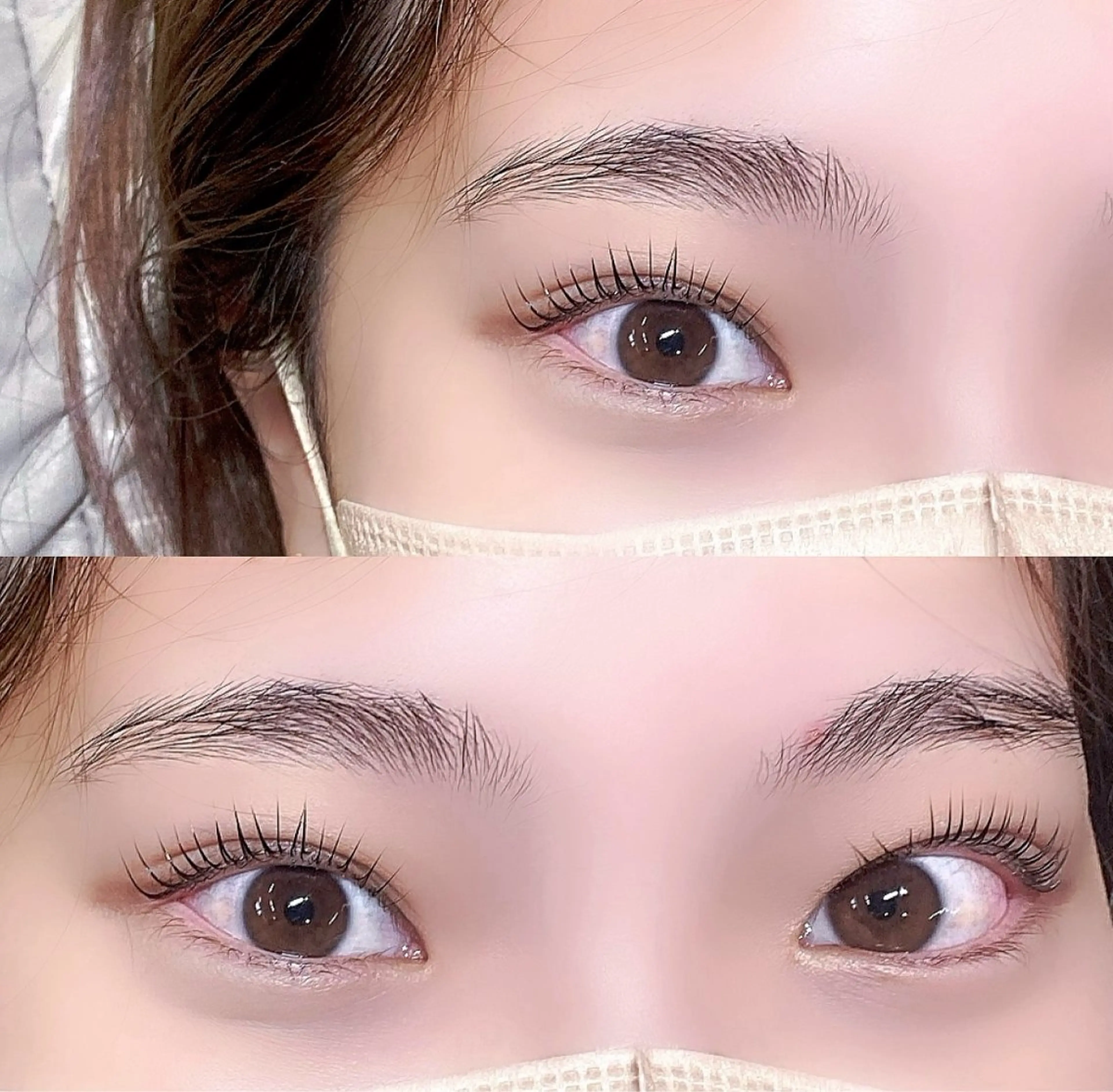 マツエク・マツパ パリジェンヌラッシュリフト THROW KAORIのマツエク・マツパデザイン