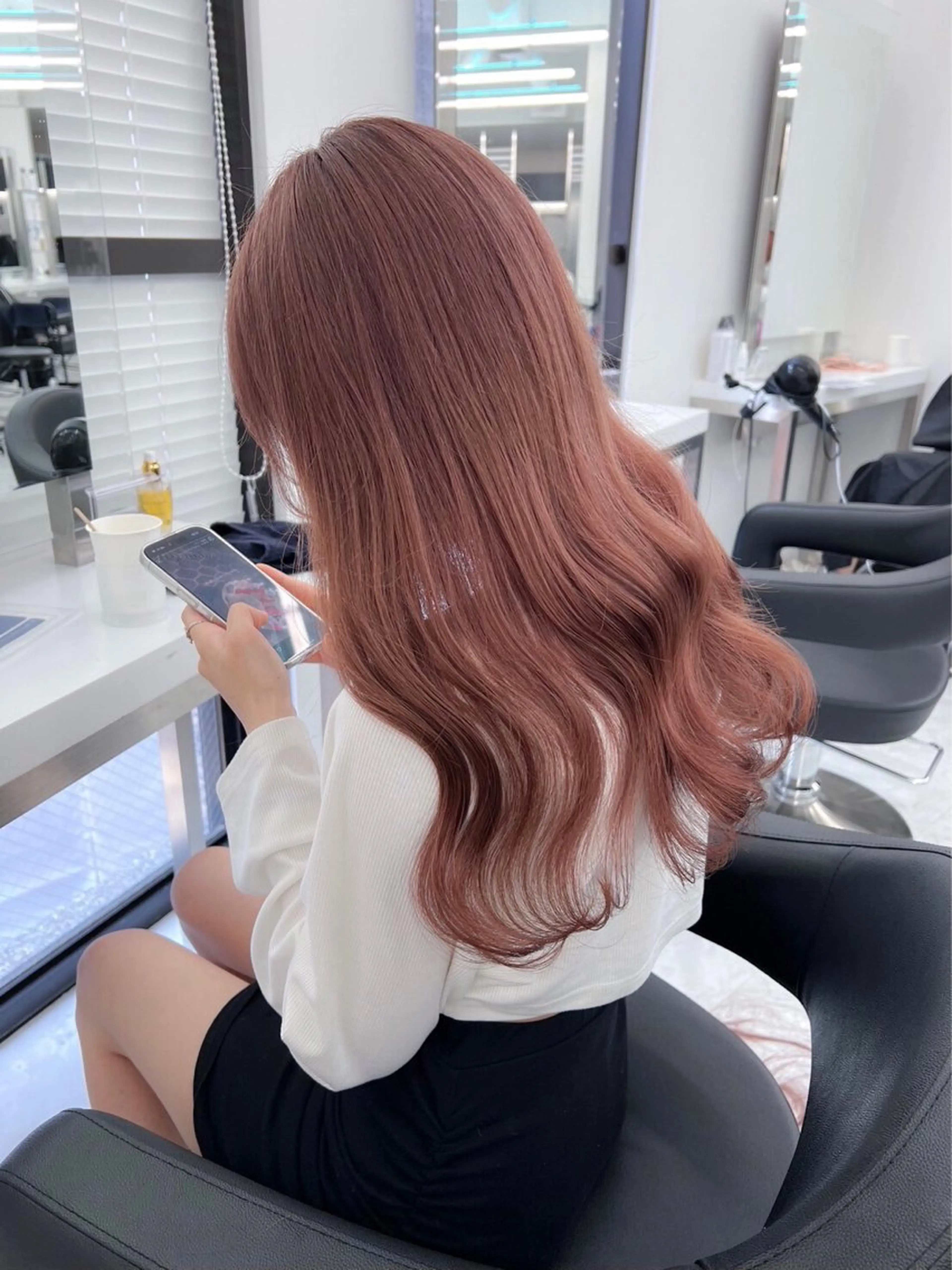 セミロング カラー ヘアアレンジ ヘアカラー トリートメント ヘッドスパ ヘアセット 🫧 THEATER 【公式】🫧天神🫧のヘアスタイル