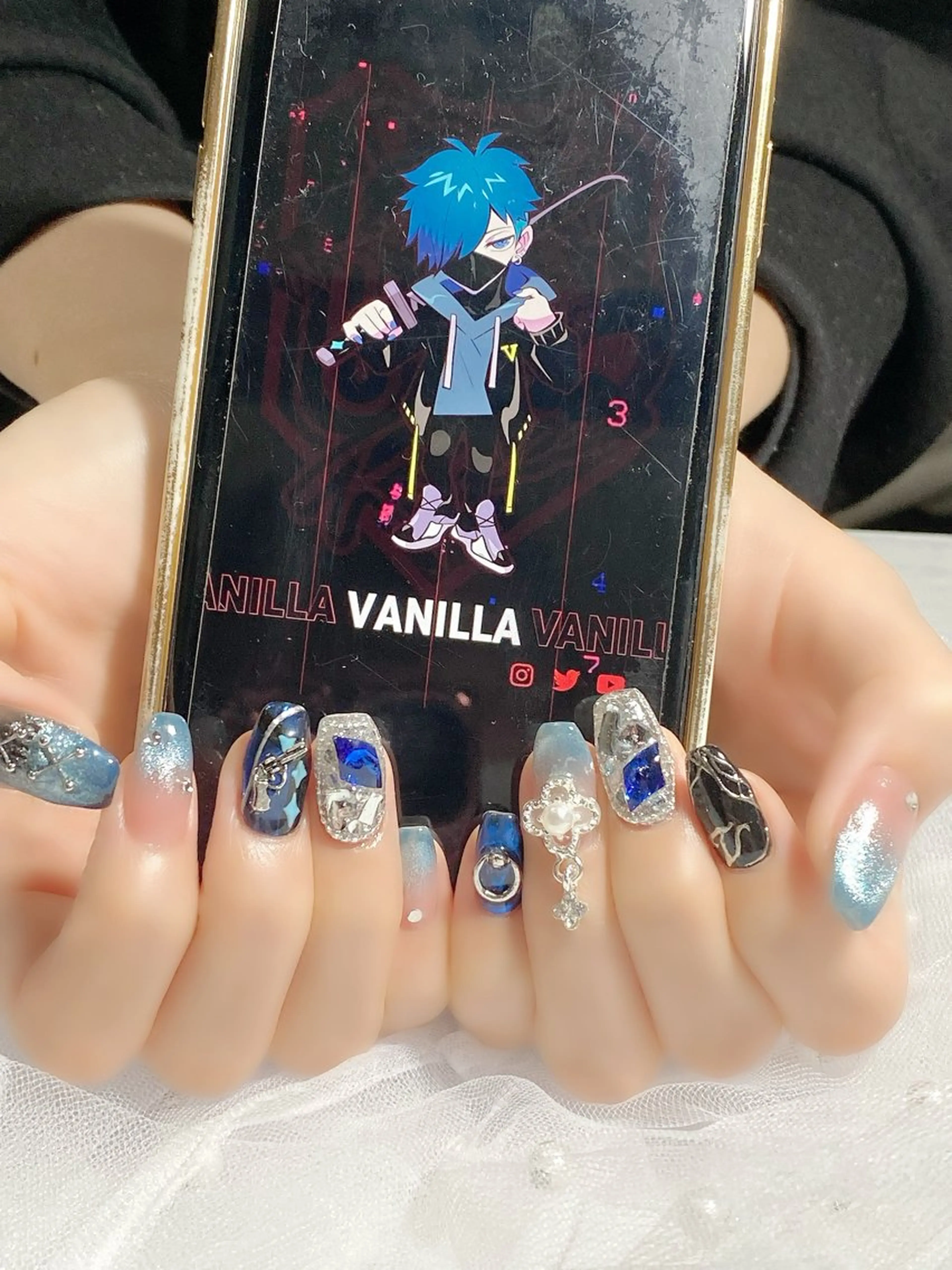 ネイル ハンドネイル ＫＥＩ nail🎀 ガーリーネイル🧸のネイルデザイン