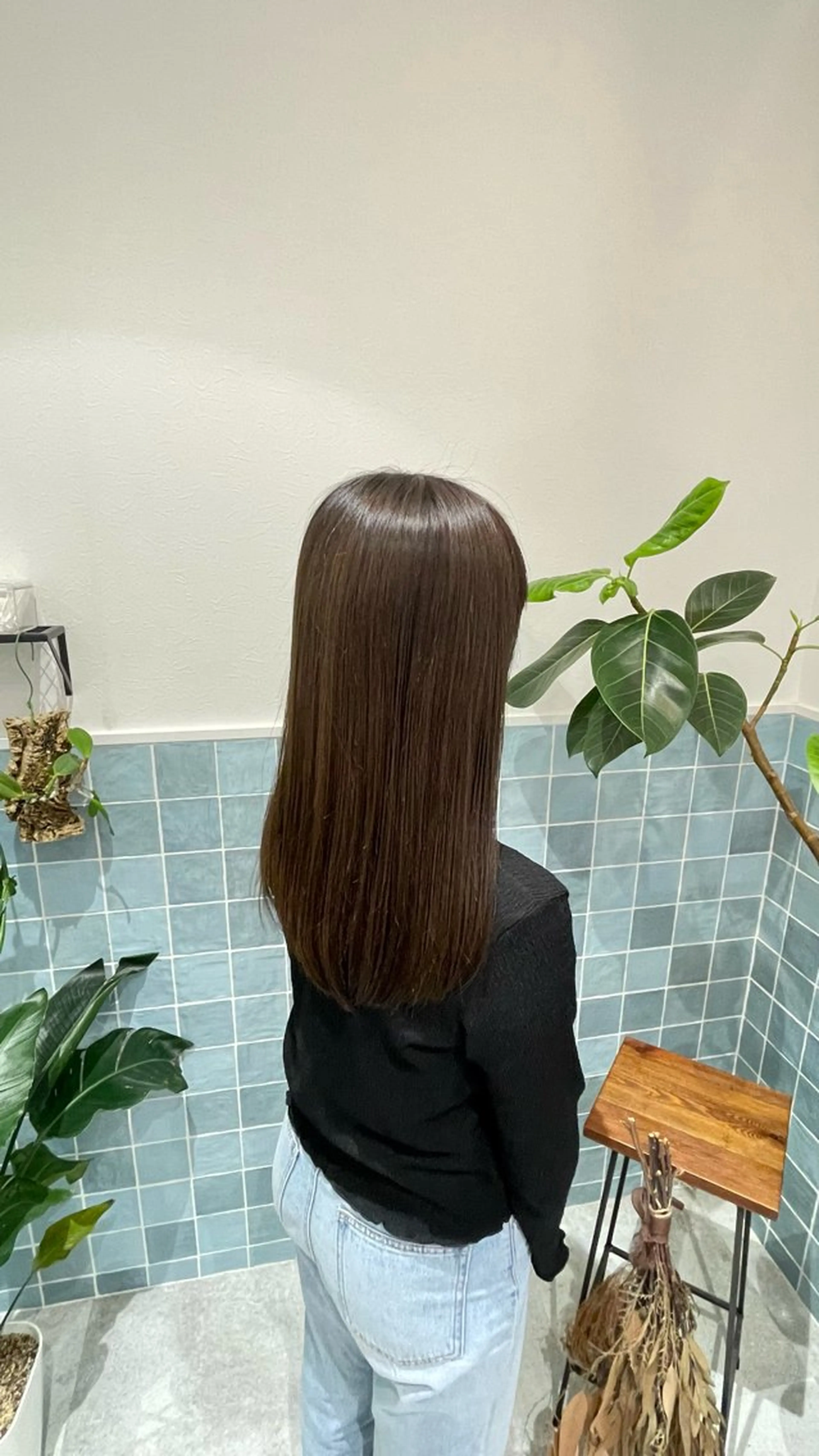 ナチュラルなブラウンカラー🧱+ 3step トリートメントの写真