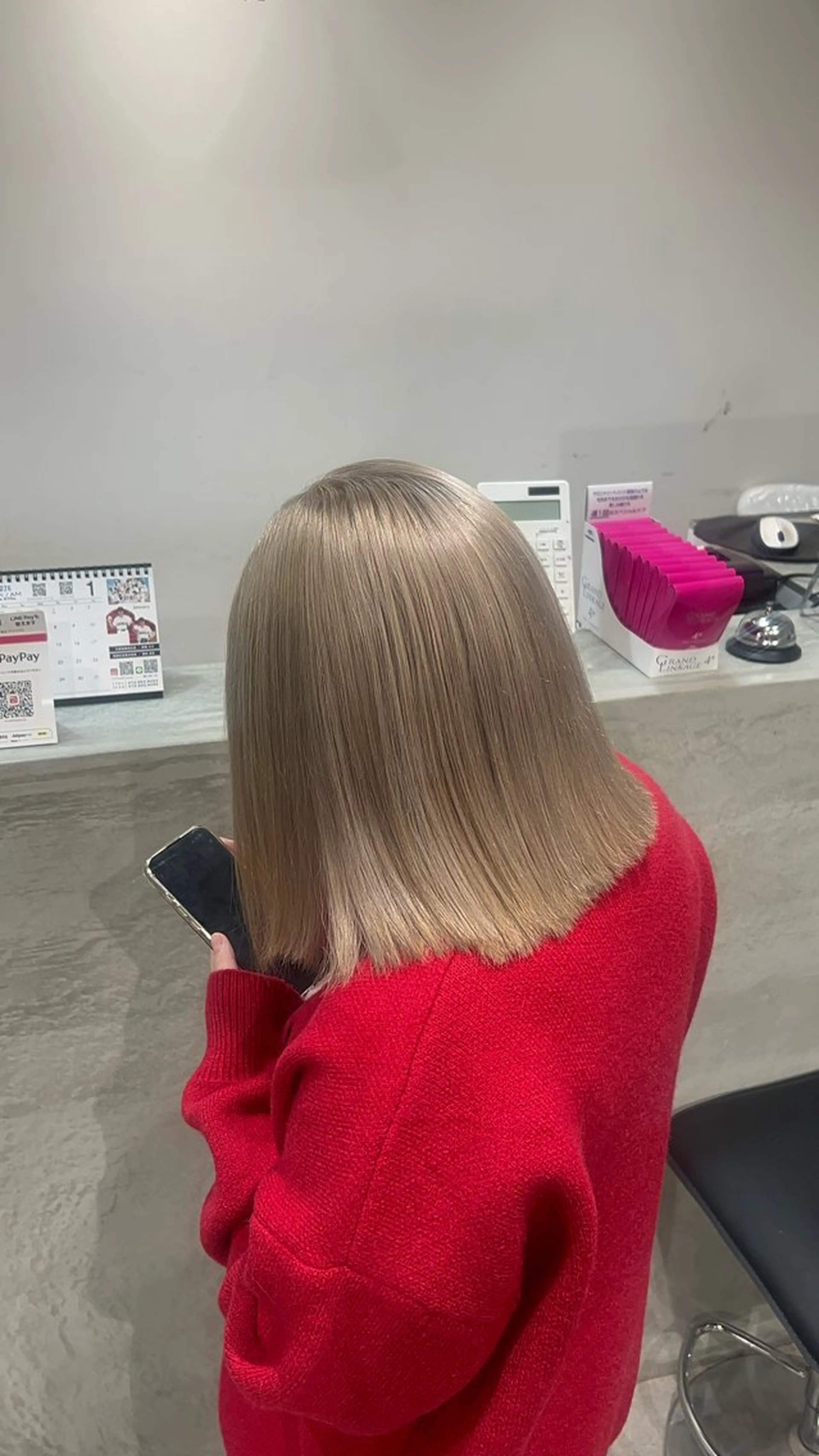 カラー ヘアカラー トリートメント YUDAIブリーチ• カラー/心斎橋•難波のヘアスタイル