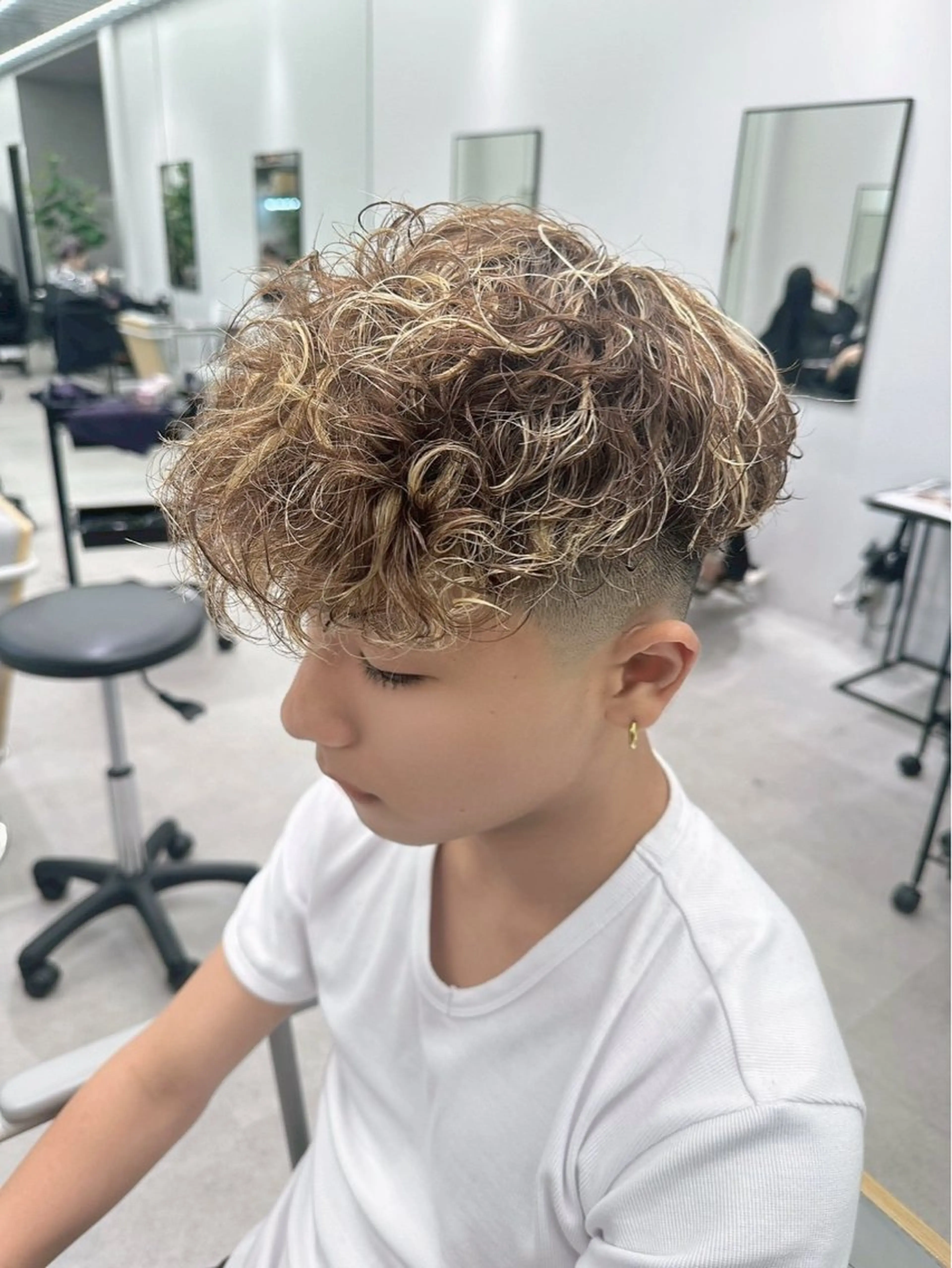 ミディアム パーマ メンズ Joule 大分メンズのヘアスタイル