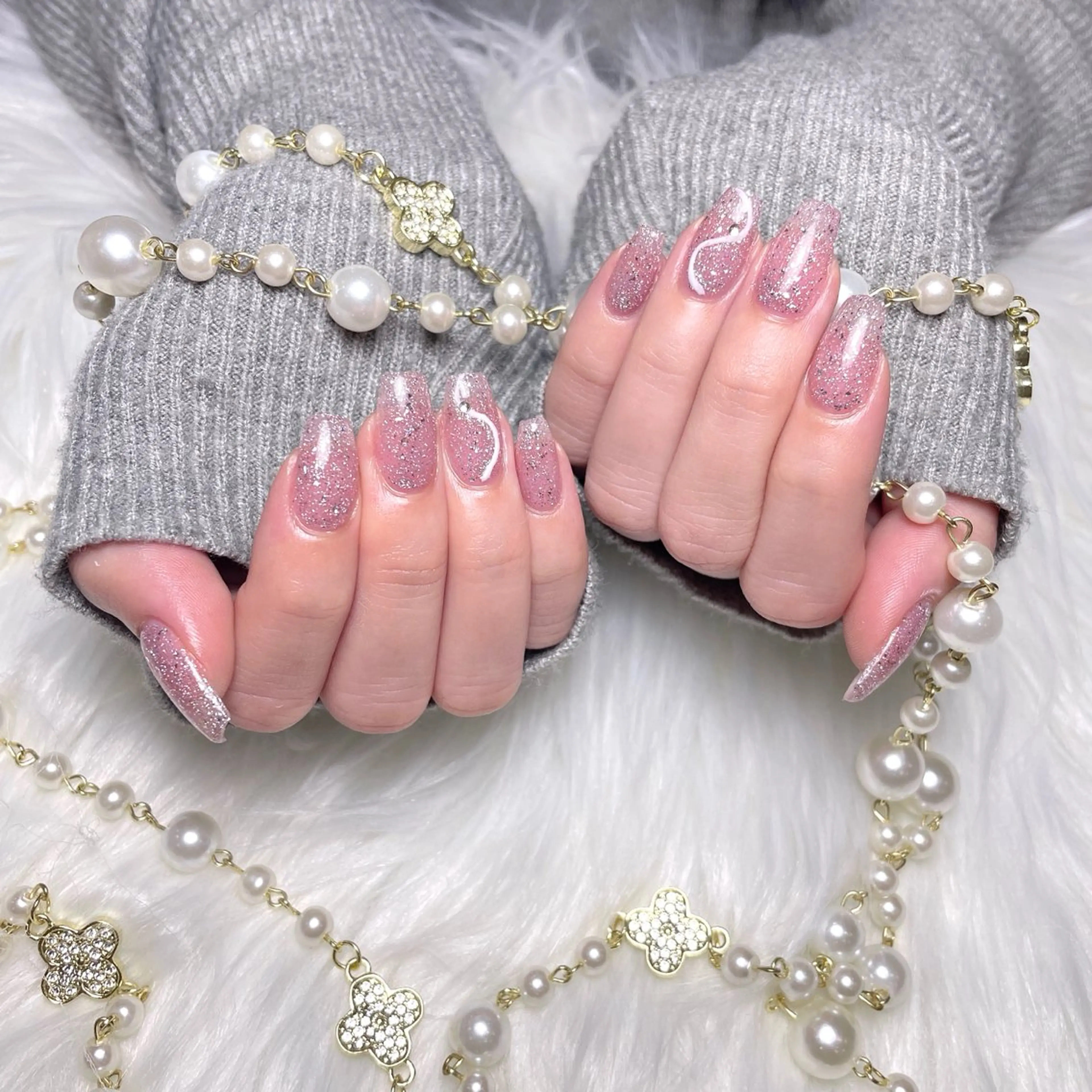 ネイル キラキラネイル シンプルネイル M2 beauty Hoshinaのネイルデザイン