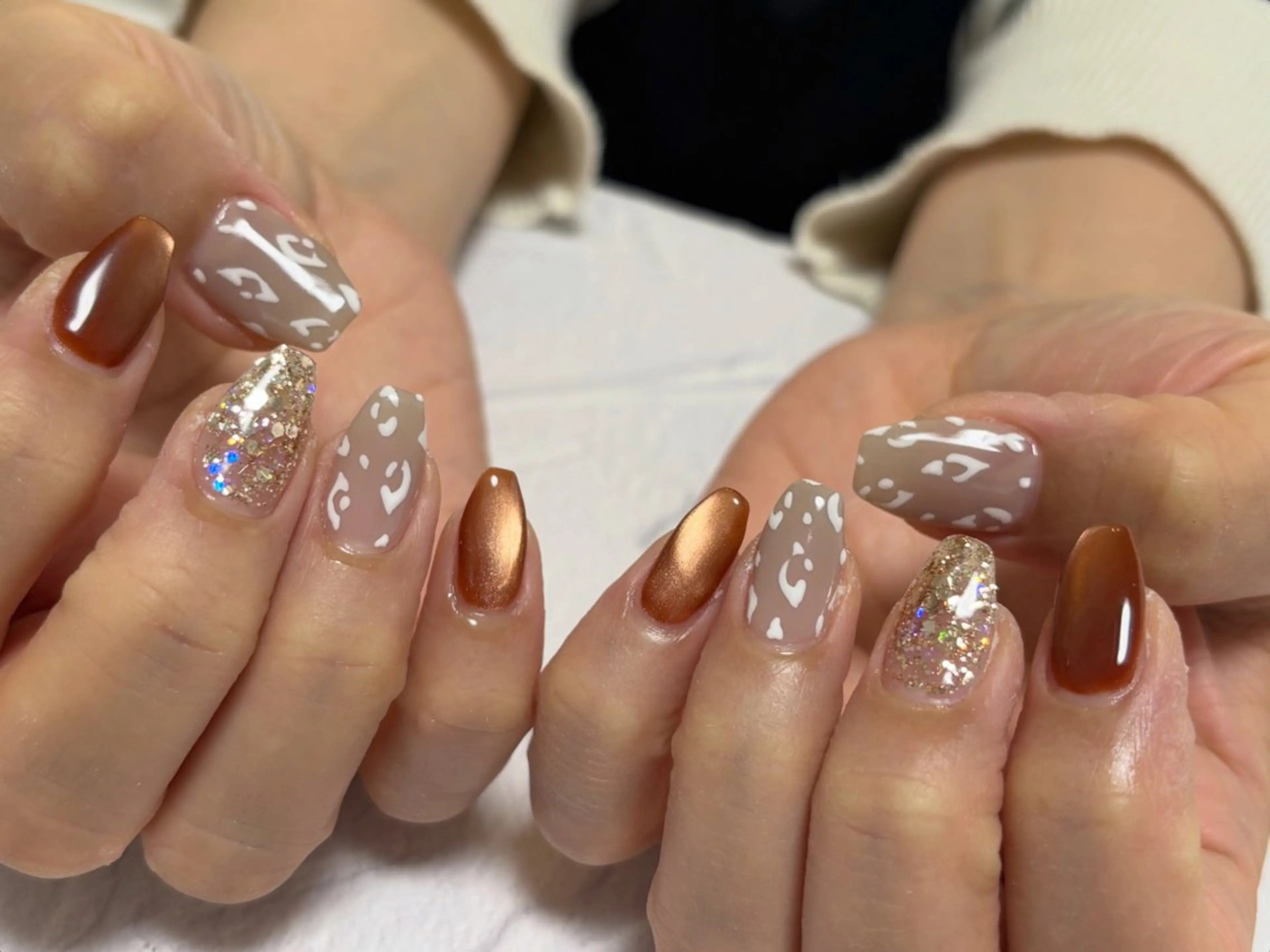 ネイル ハンドネイル 愛川町 あんすりうむのネイルデザイン