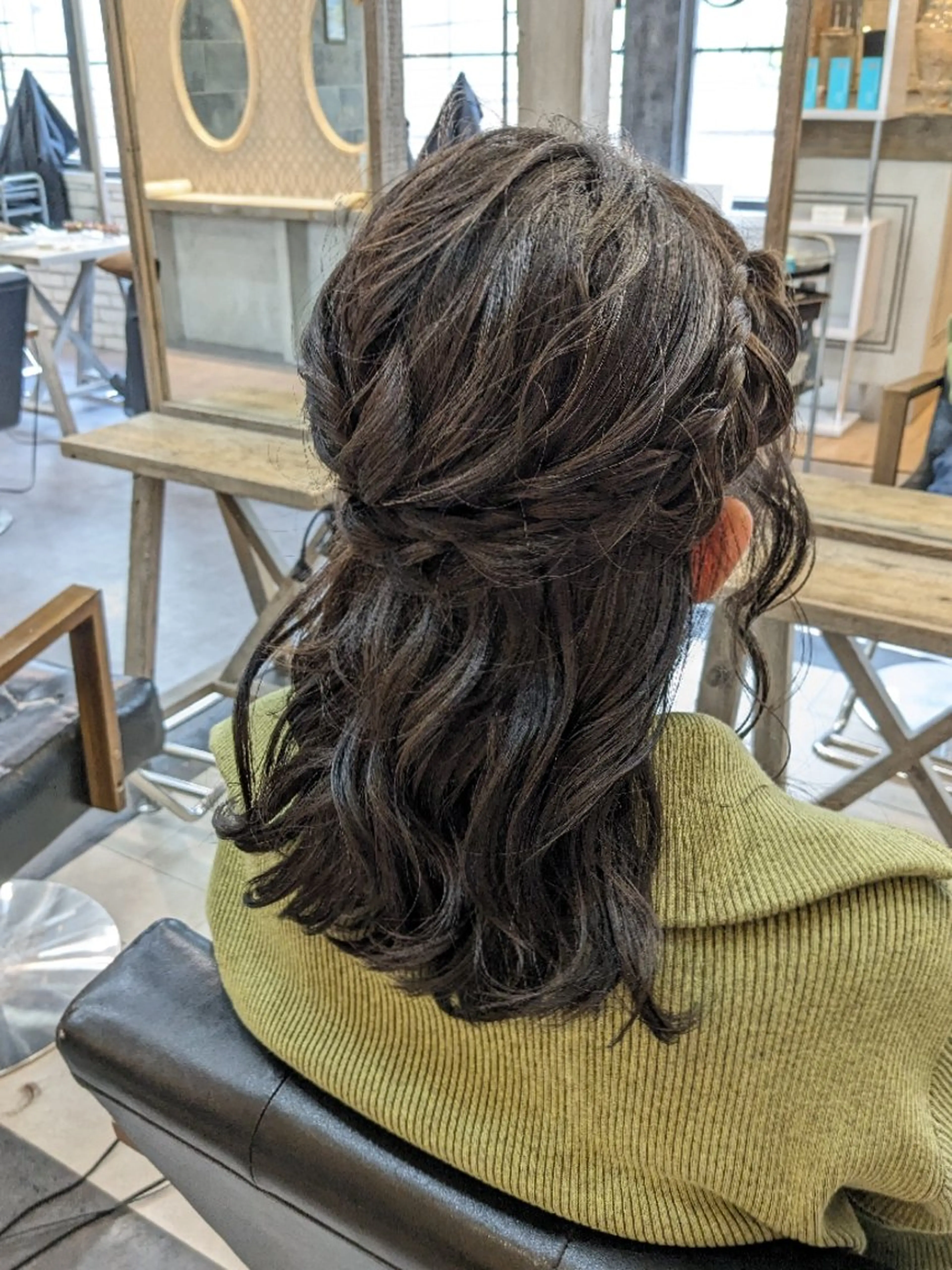 ミディアム ヘアセット tocca柏🍀 森満　早紀のヘアスタイル