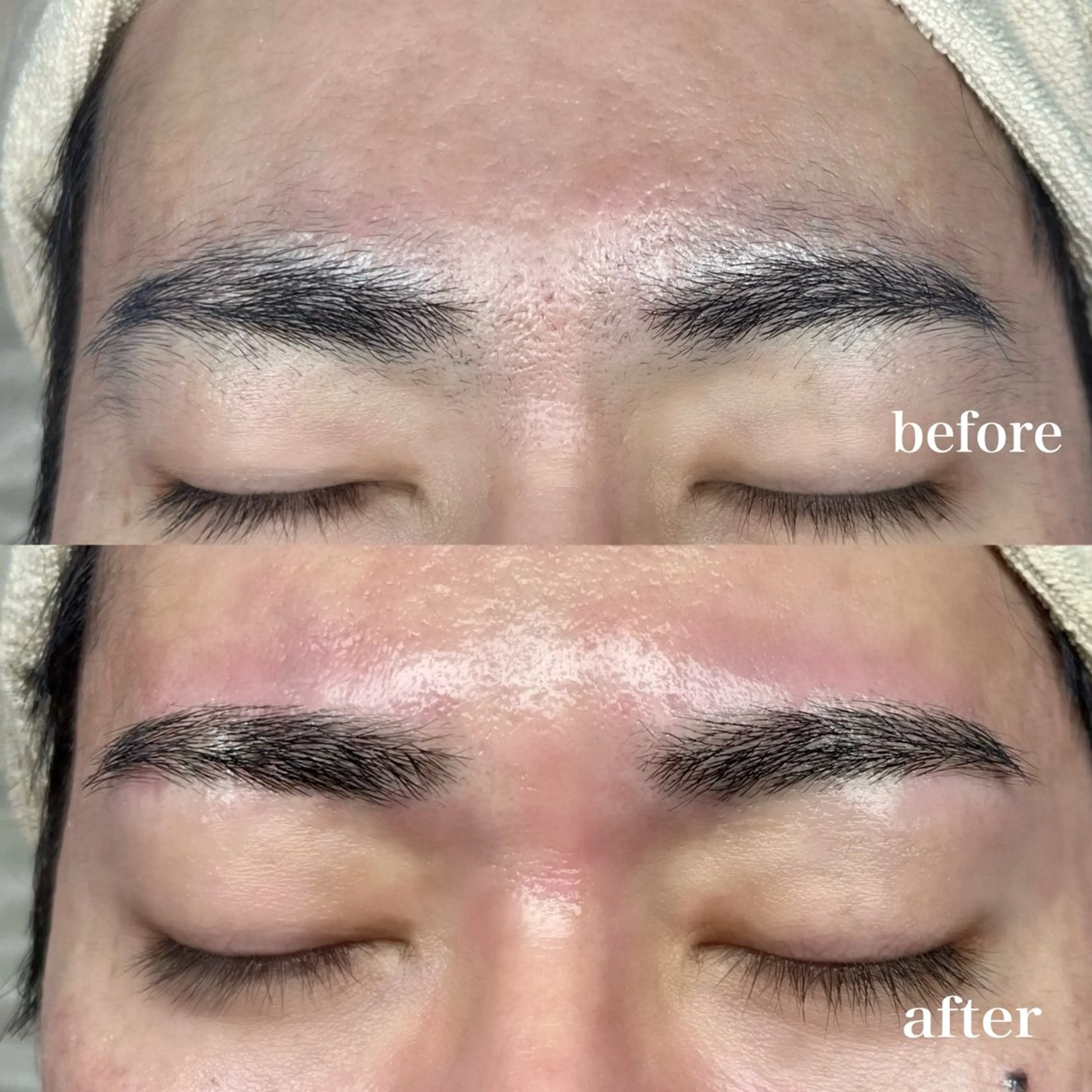 メンズ アイブロウ ワックス脱毛 眉カット CRAZY KING所属・KAHO 眉毛WAXパーマの眉毛・アイブロウイメージ