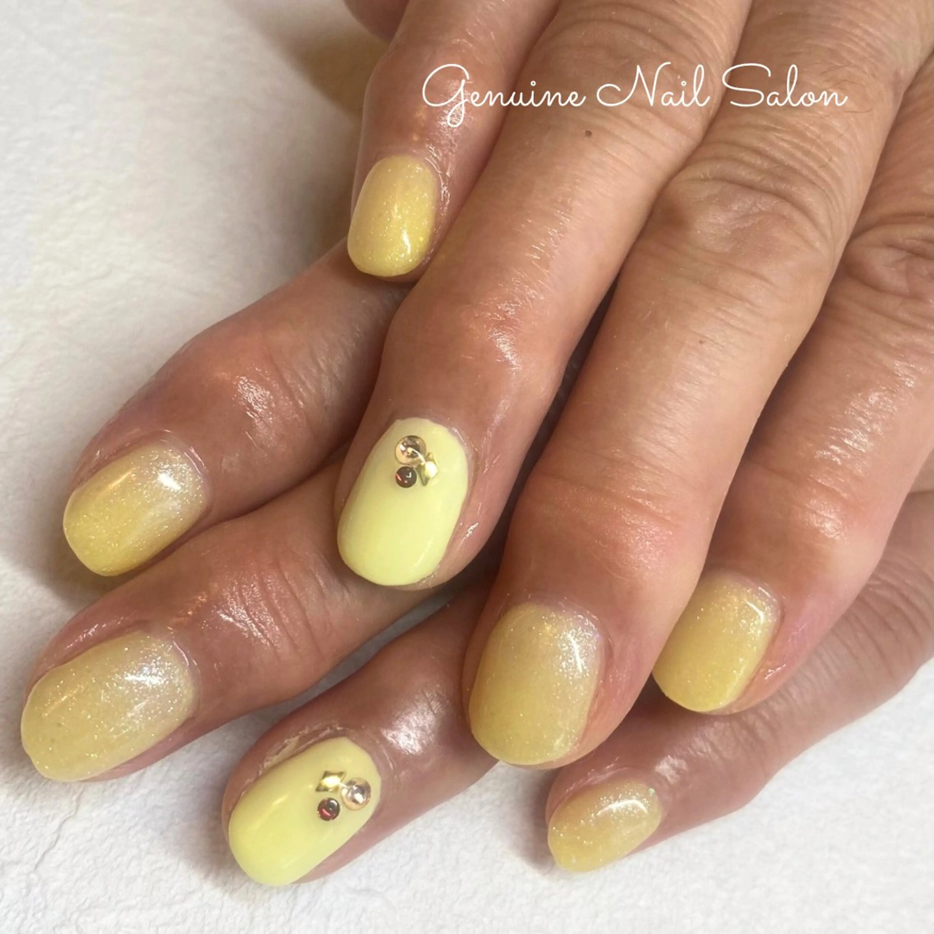 ネイル ラメ(グリッター) ハンドネイル ジェヌインネイル 間宮のネイルデザイン