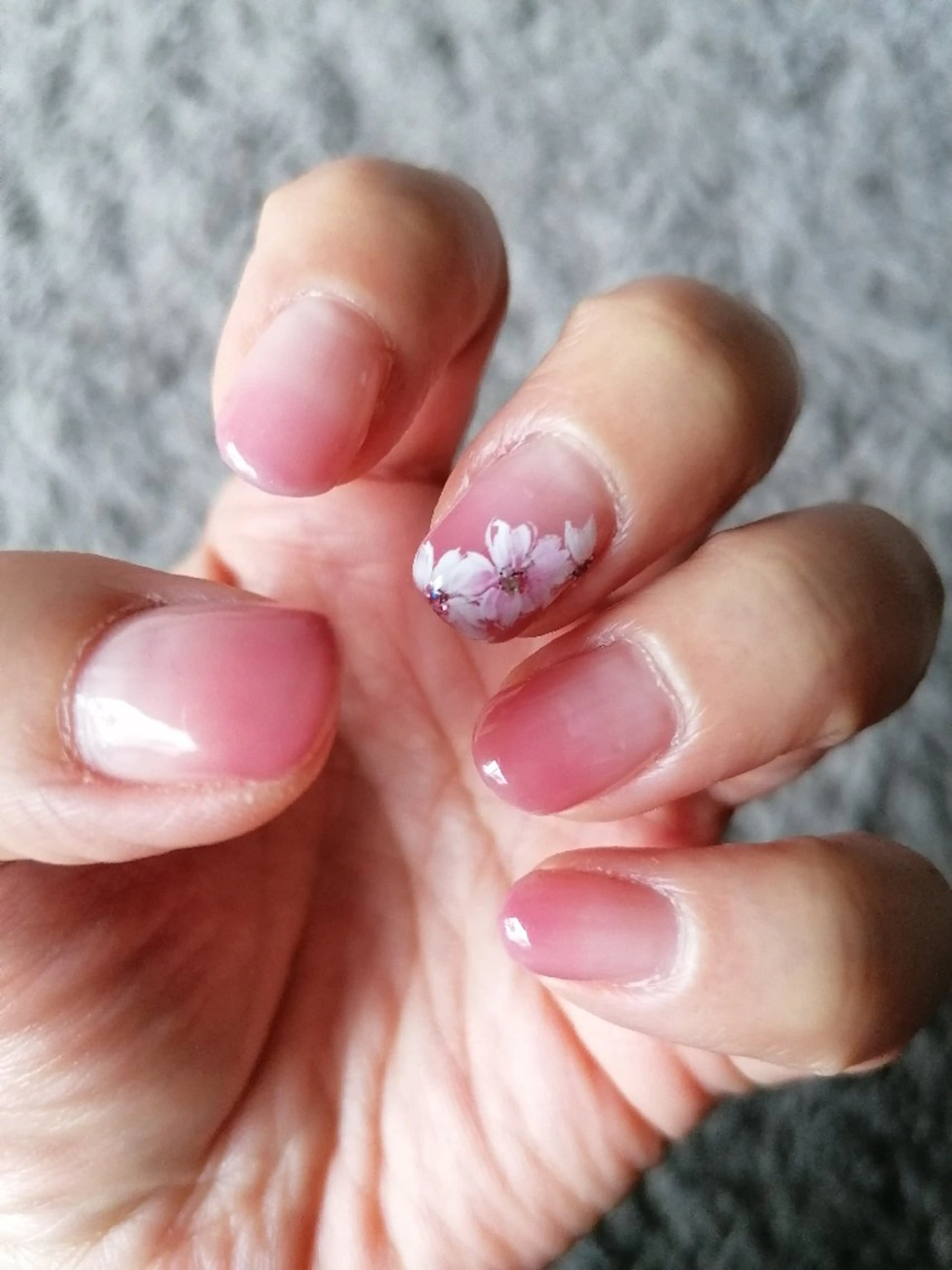 ネイル フラワーネイル グラデーション Nail Salon Orangeのネイルデザイン