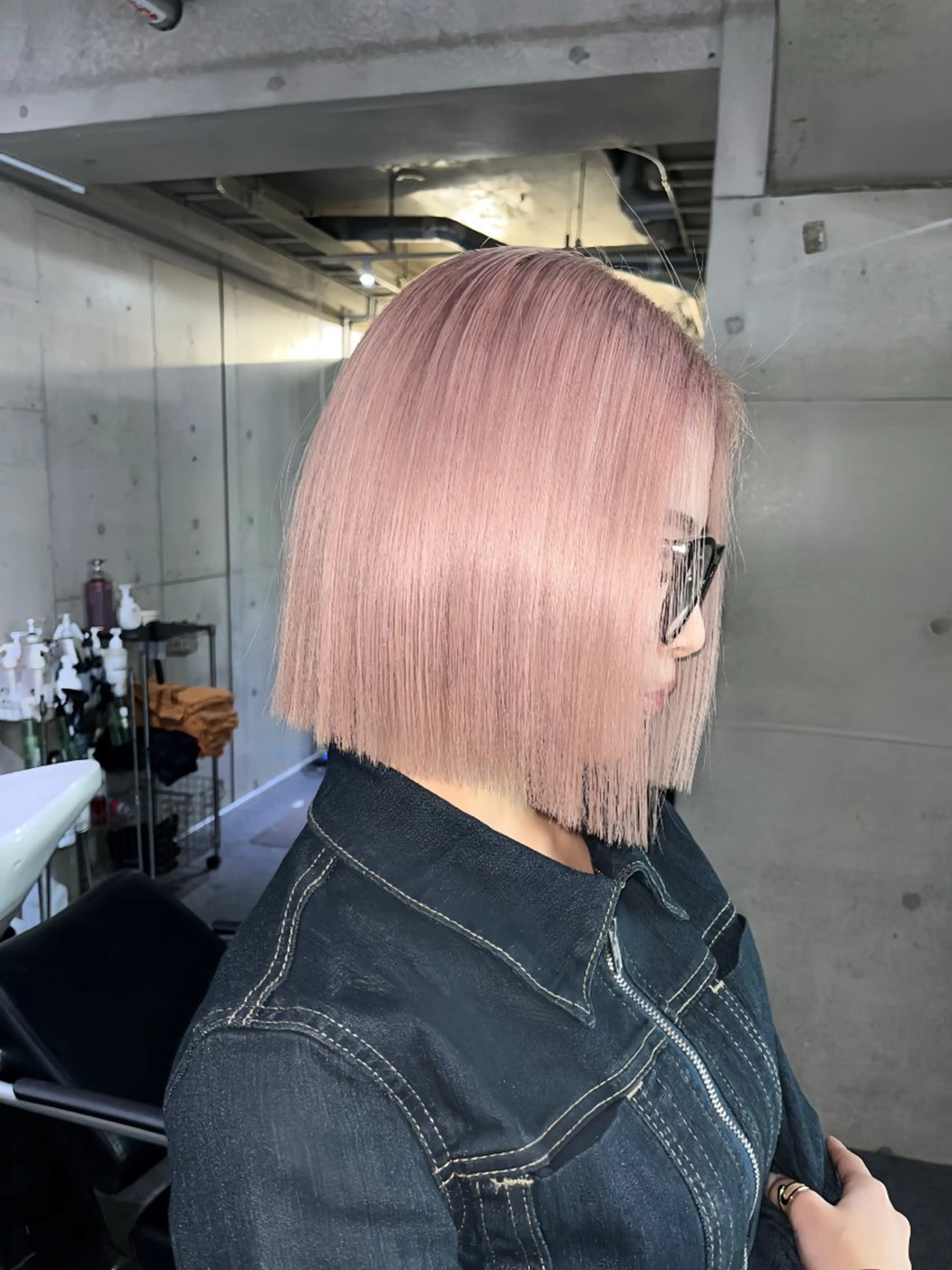 【ケアブリーチ使用🙌✨】カット+ダブルカラー+システムトリートメントの写真