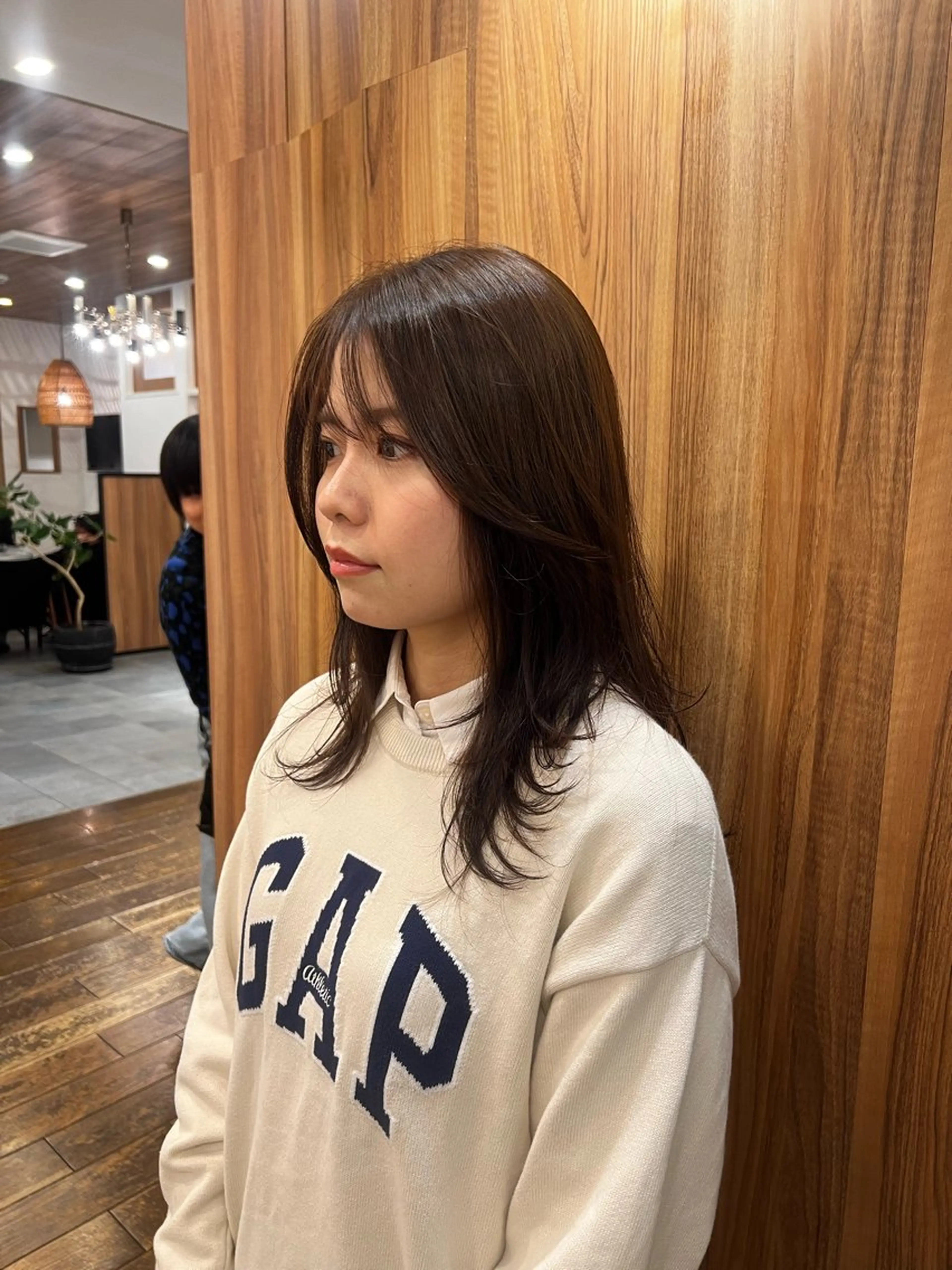 ミディアム カラー トーンアップ🦢 ユメのヘアスタイル